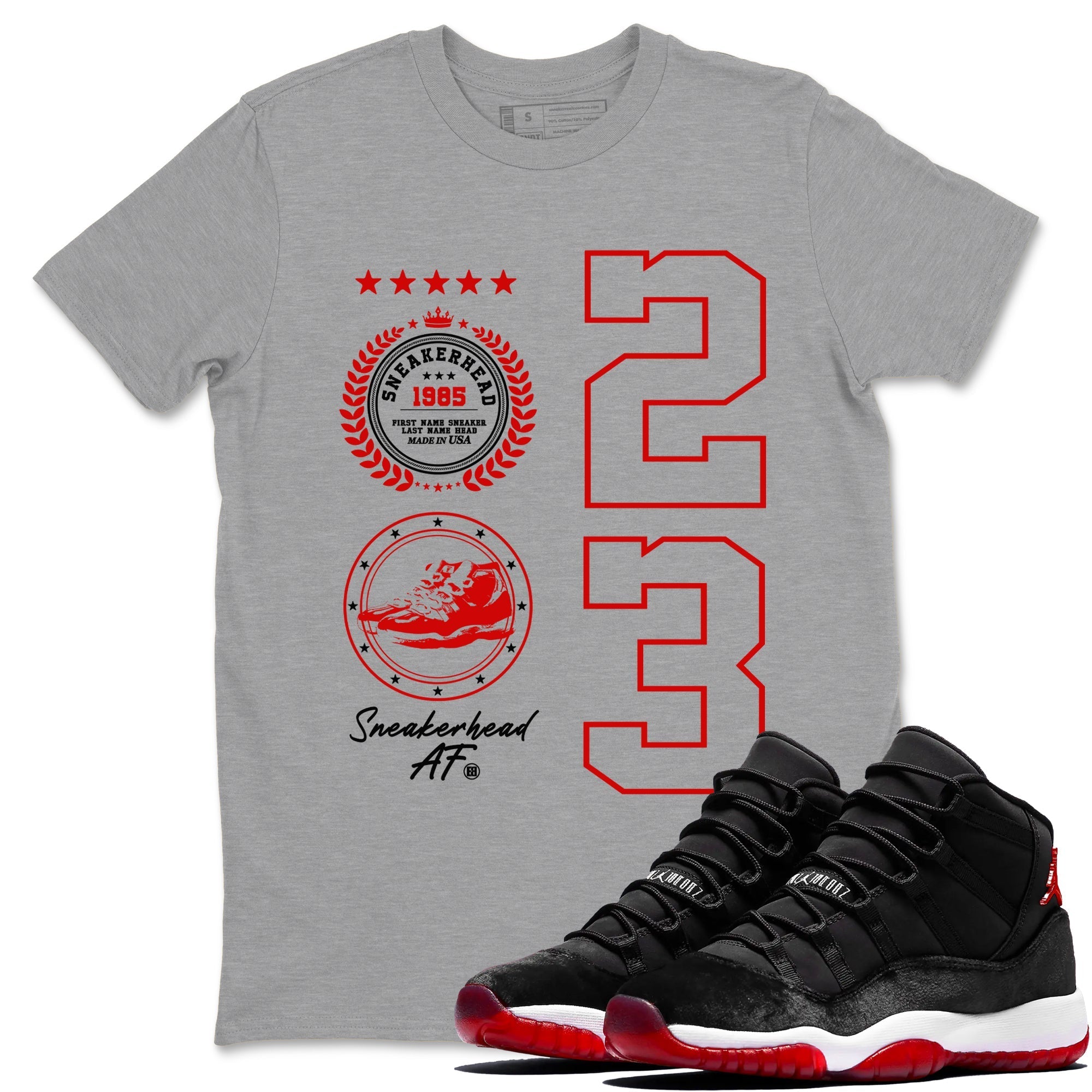 snkmatch Emblem snkmatch Tees - Air Jordan 11 Bred Velvet