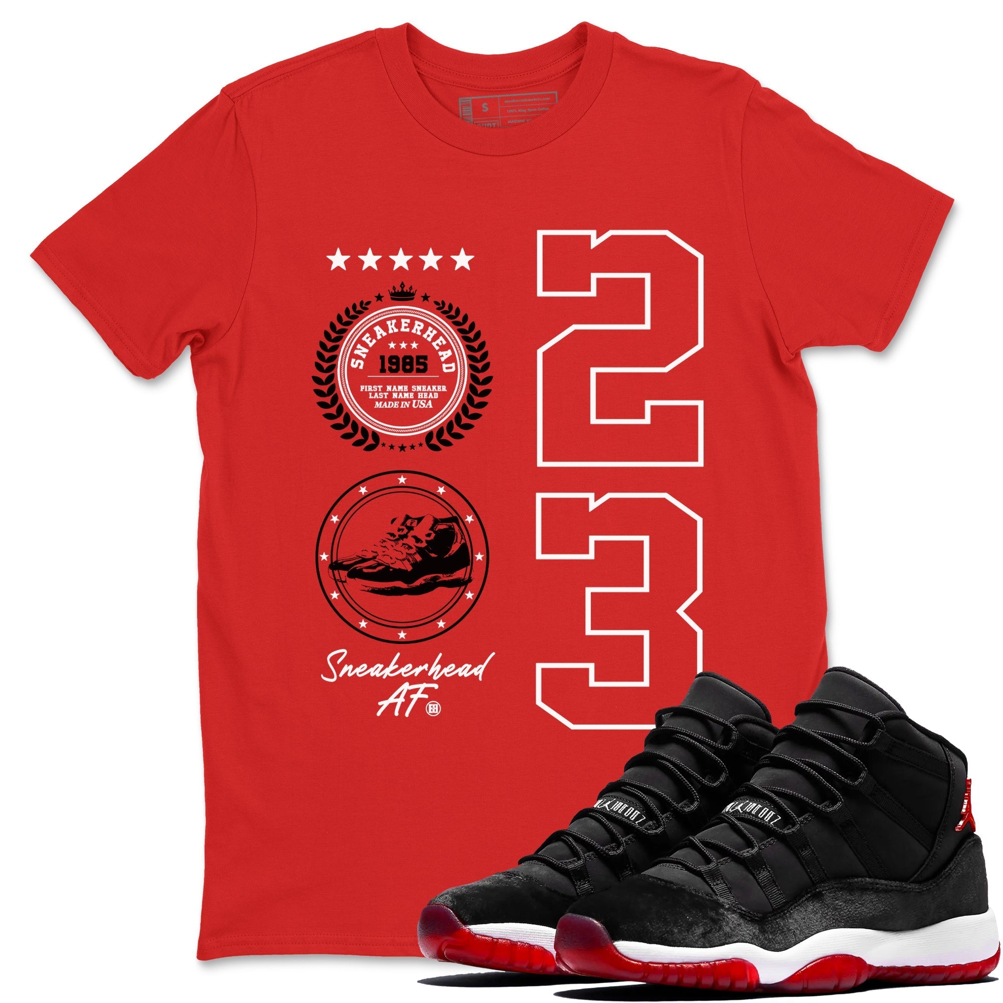 snkmatch Emblem snkmatch Tees - Air Jordan 11 Bred Velvet