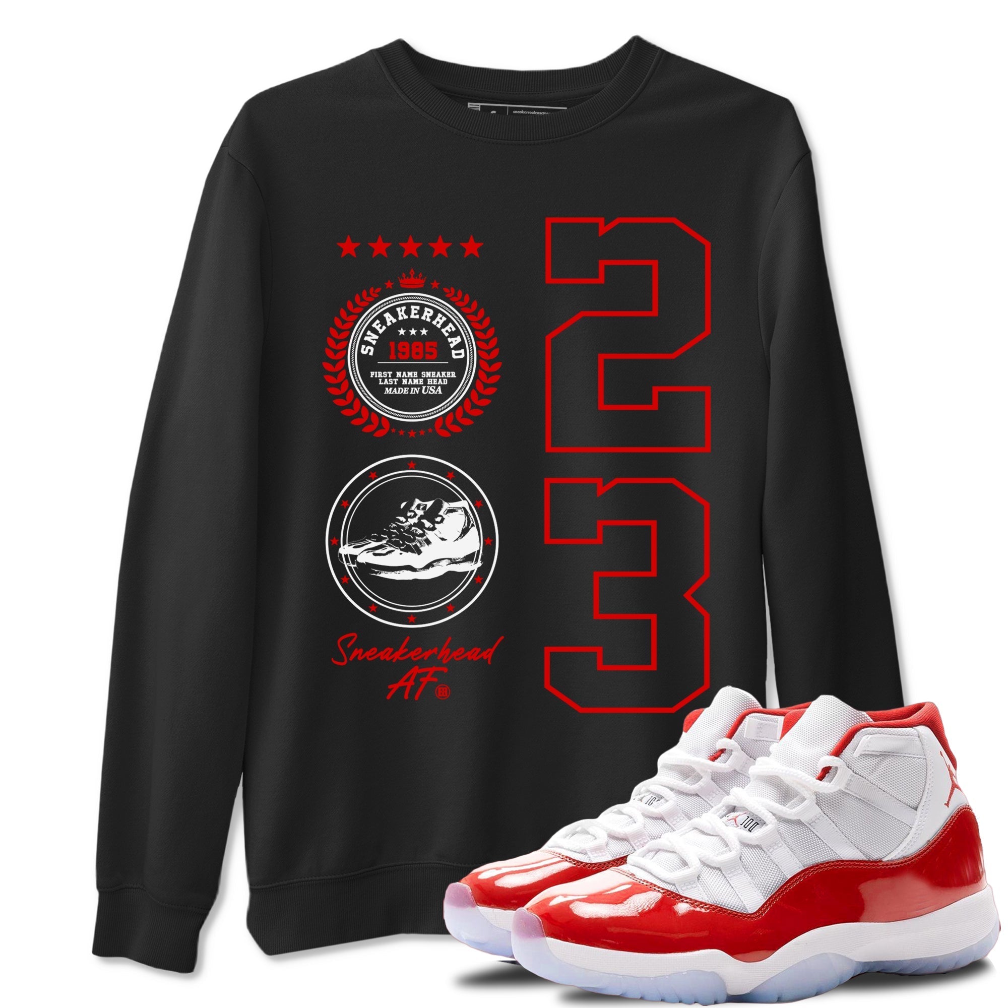snkmatch Emblem snkmatch Tees - Air Jordan 11 Cherry