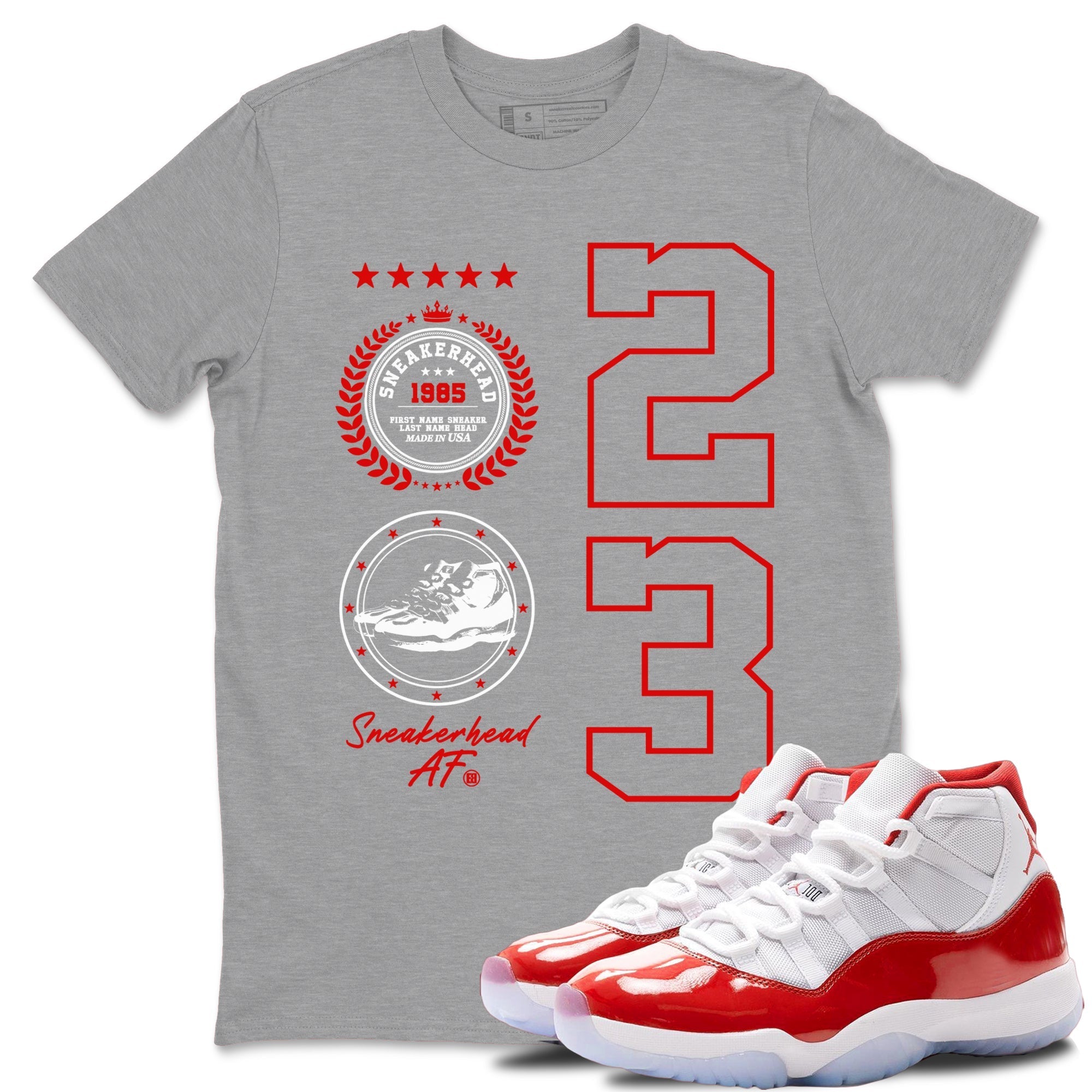 snkmatch Emblem snkmatch Tees - Air Jordan 11 Cherry