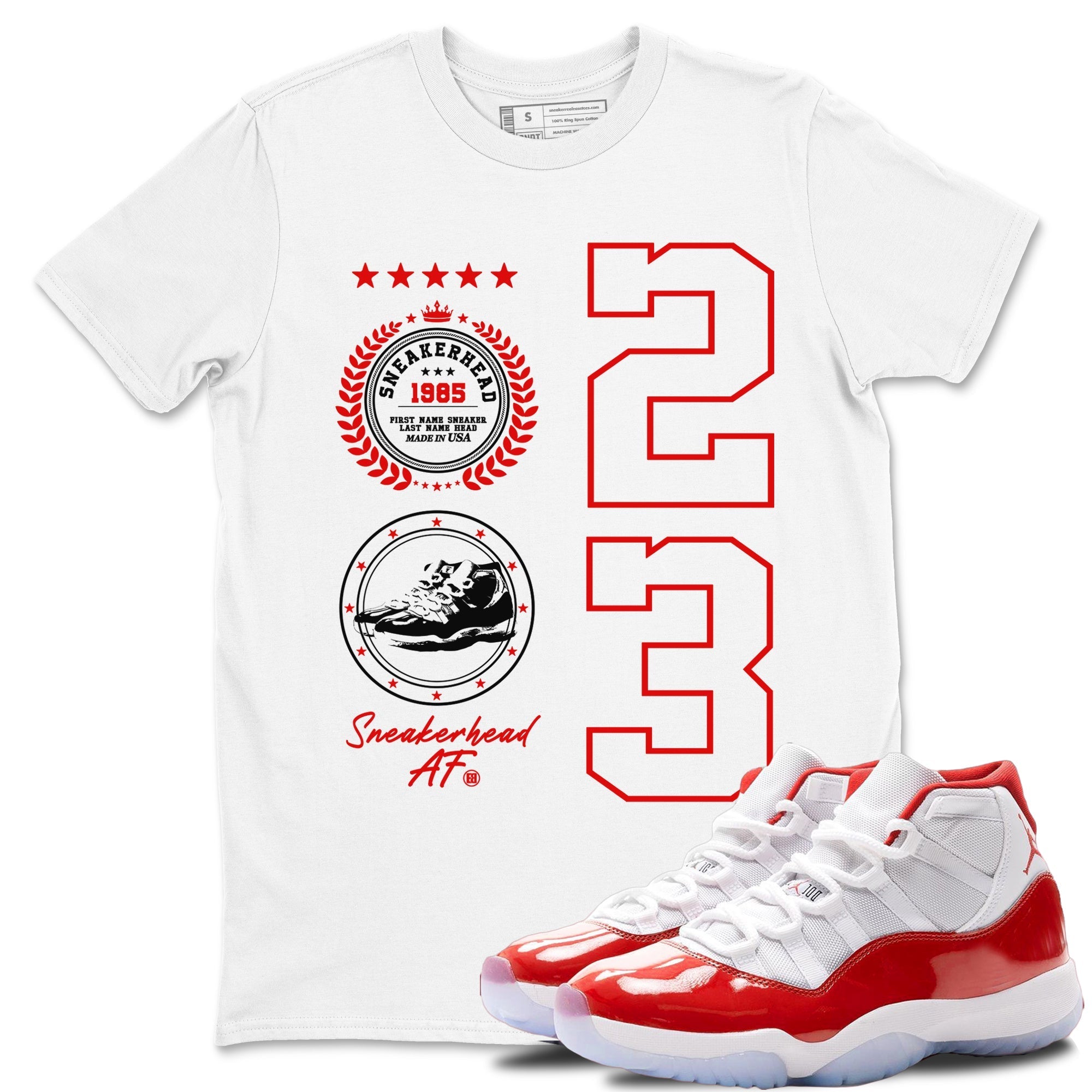 snkmatch Emblem snkmatch Tees - Air Jordan 11 Cherry