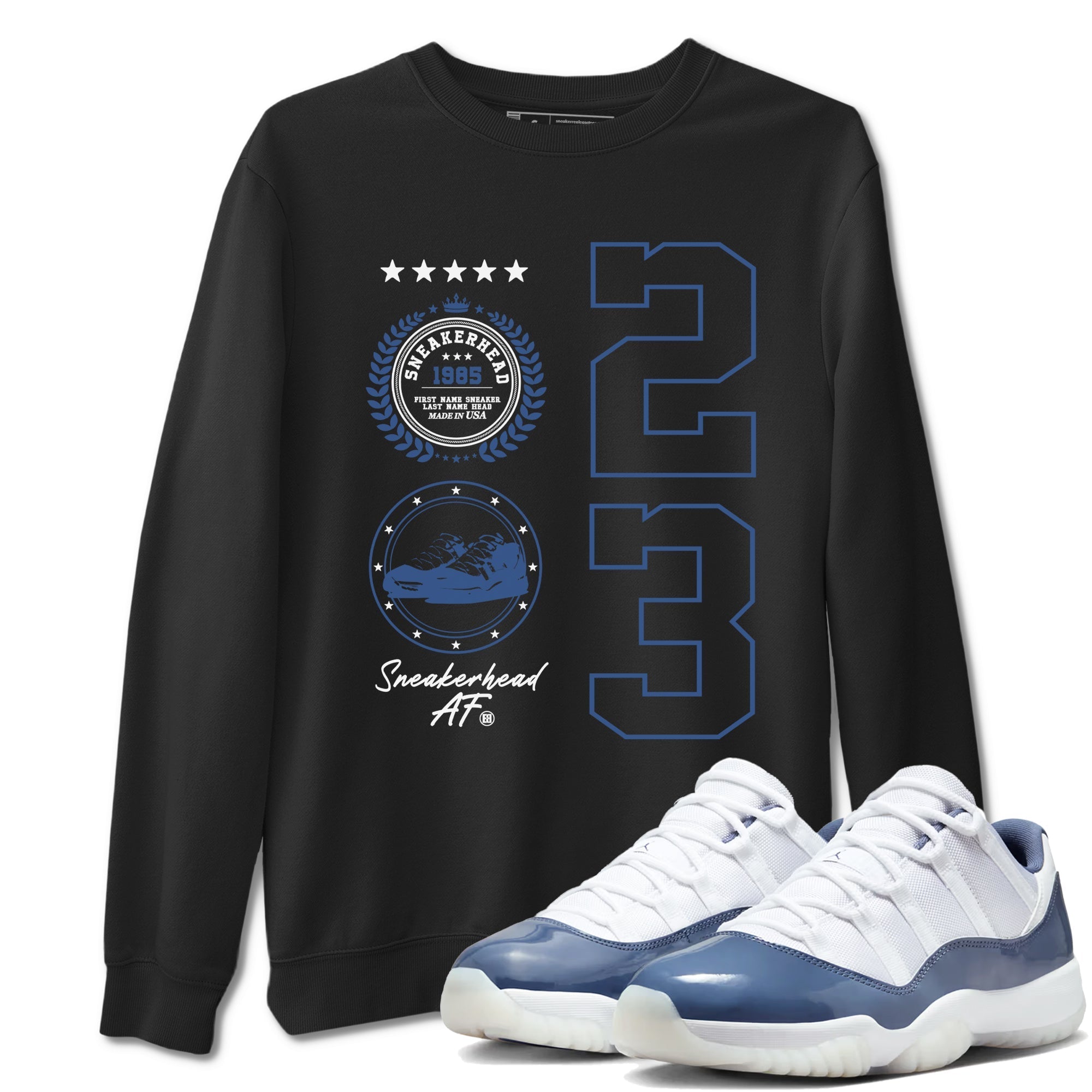 snkmatch Emblem snkmatch Tees - Air Jordan 11 Diffused Blue