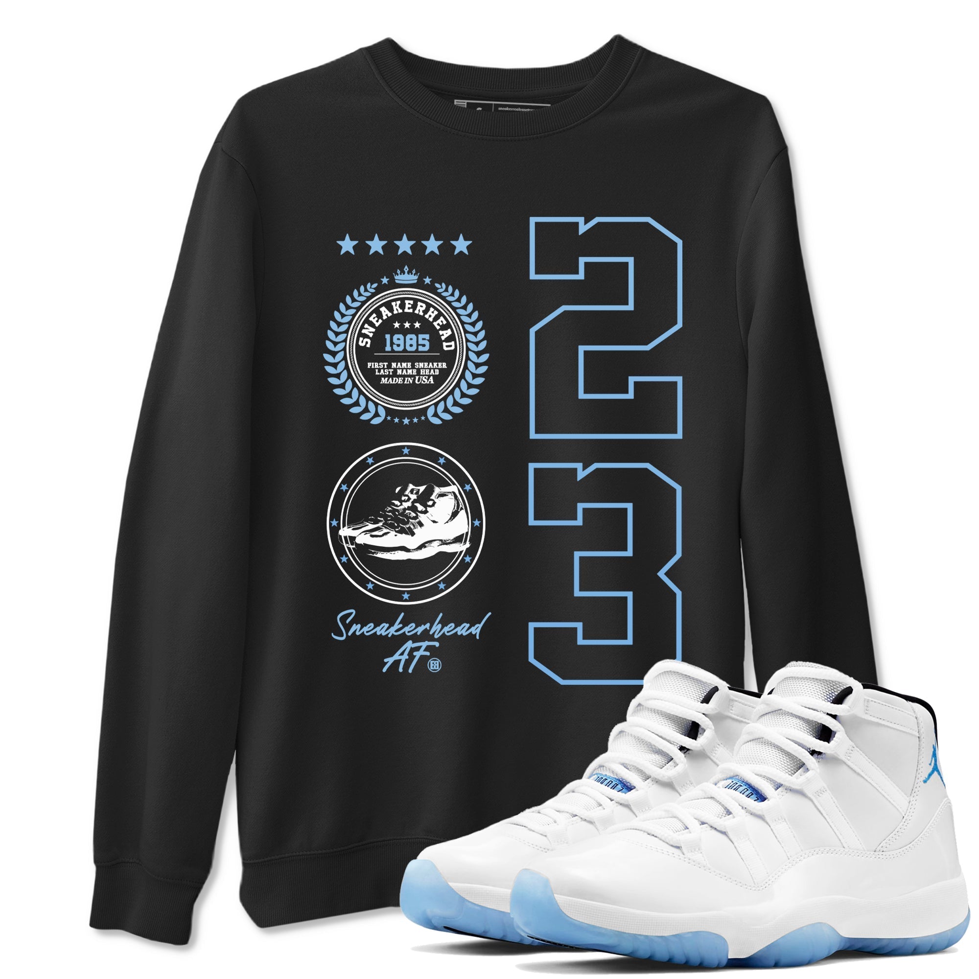 snkmatch Emblem snkmatch Tees - Air Jordan 11 Legend Blue