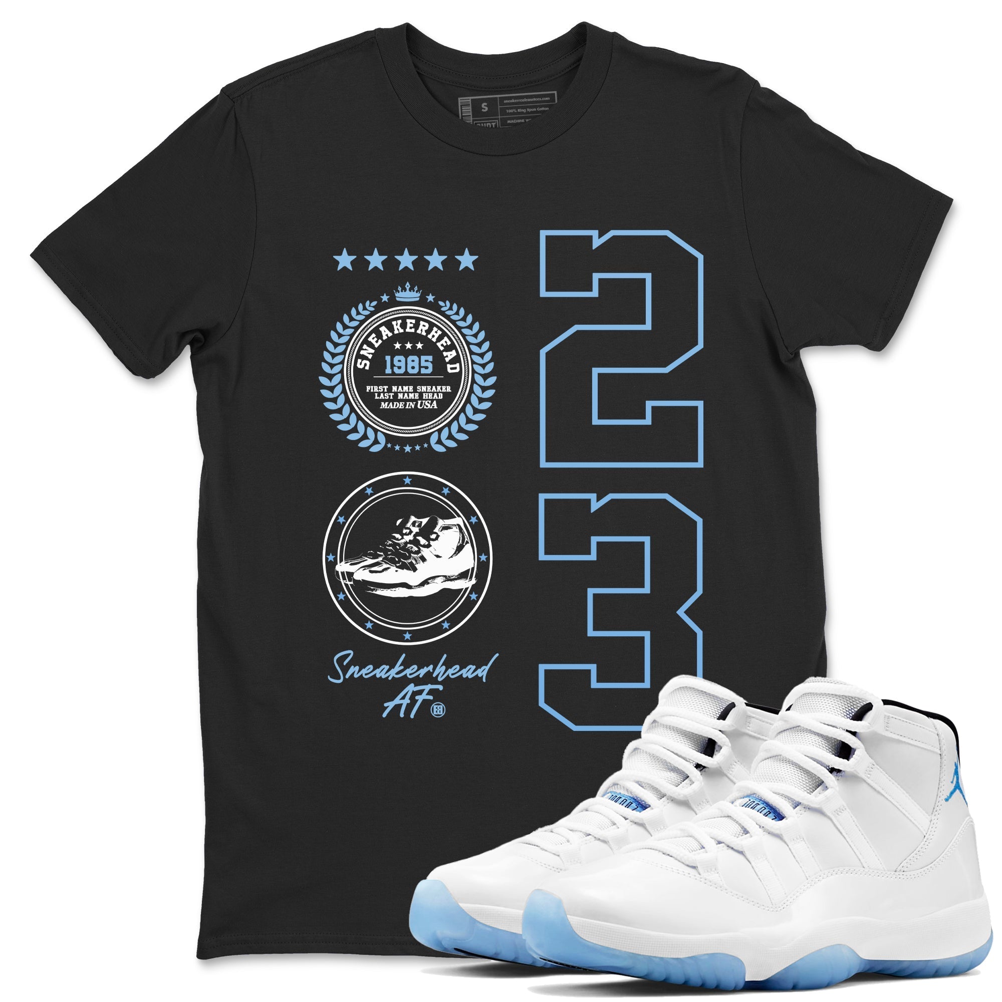 snkmatch Emblem snkmatch Tees - Air Jordan 11 Legend Blue