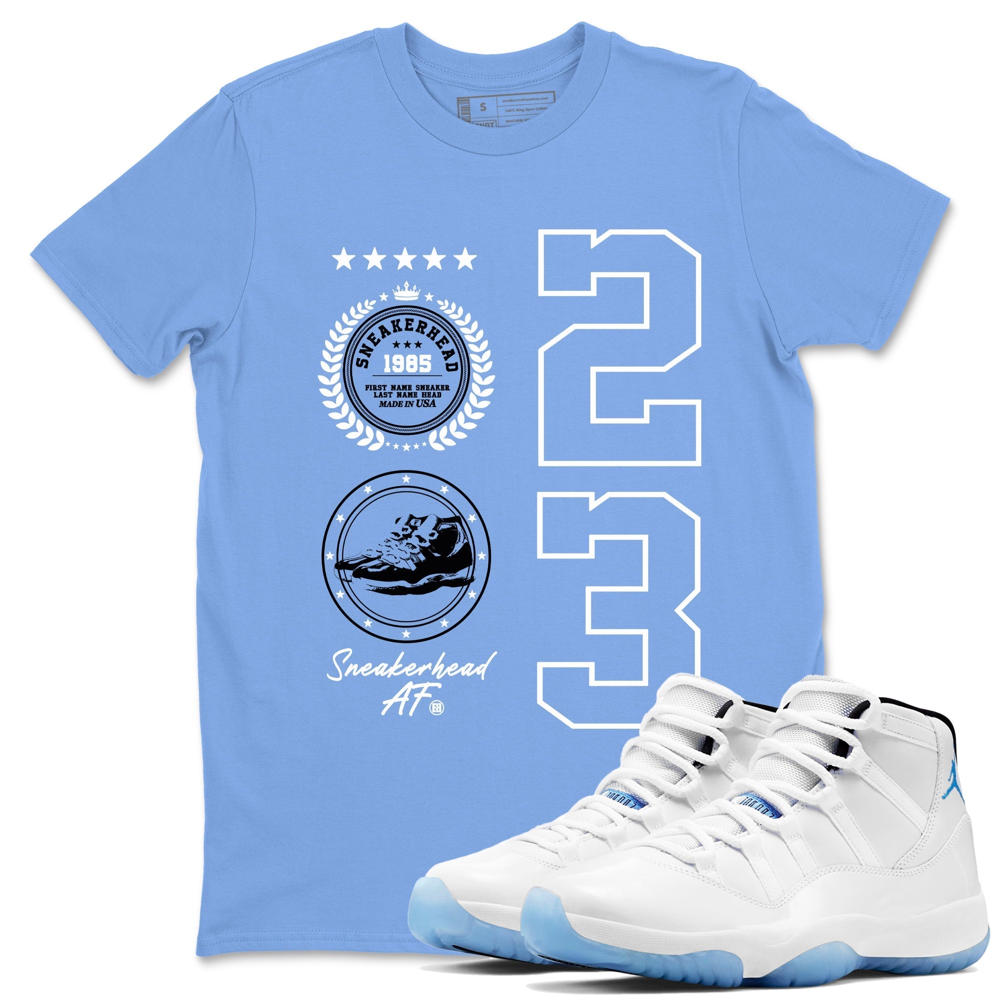 snkmatch Emblem snkmatch Tees - Air Jordan 11 Legend Blue