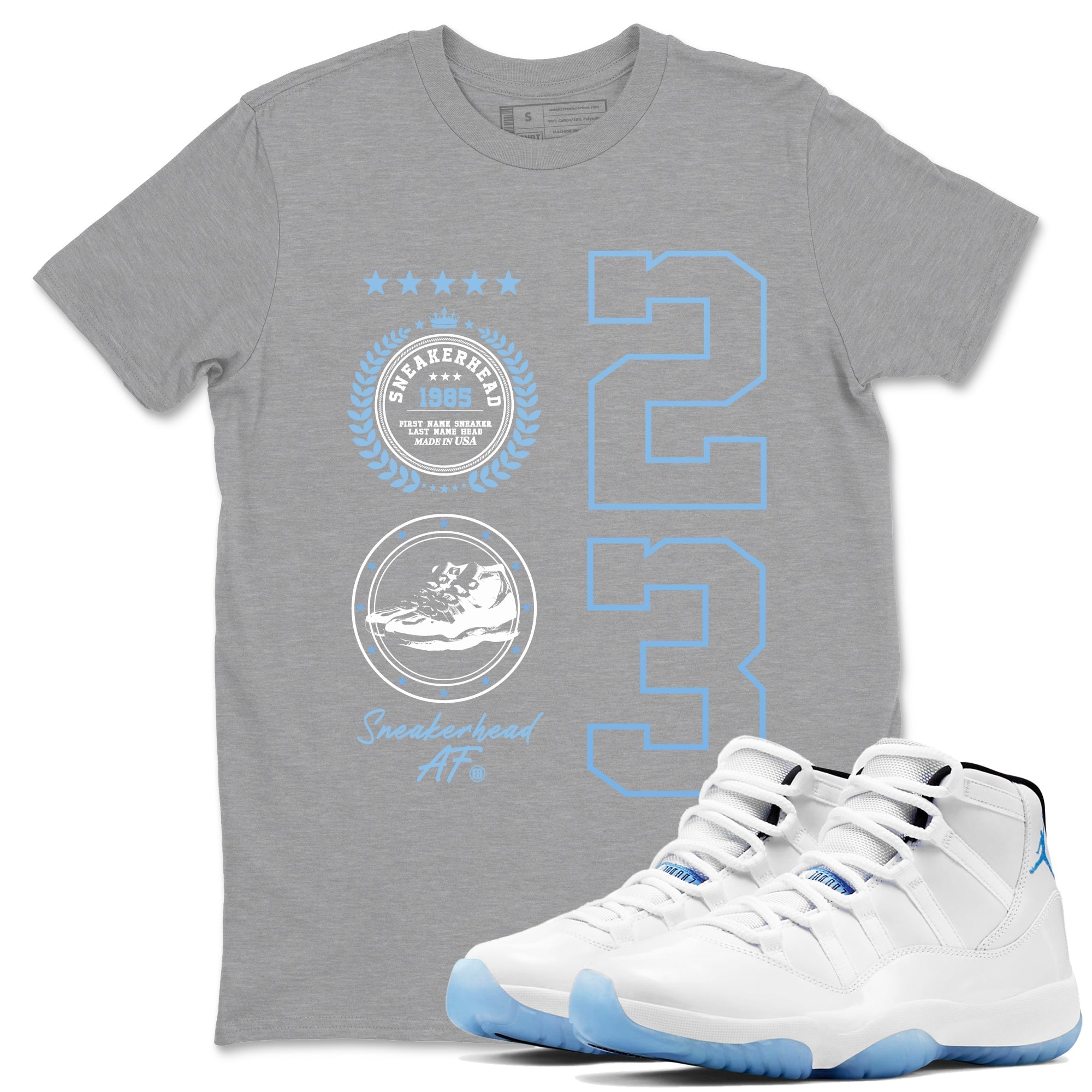 snkmatch Emblem snkmatch Tees - Air Jordan 11 Legend Blue