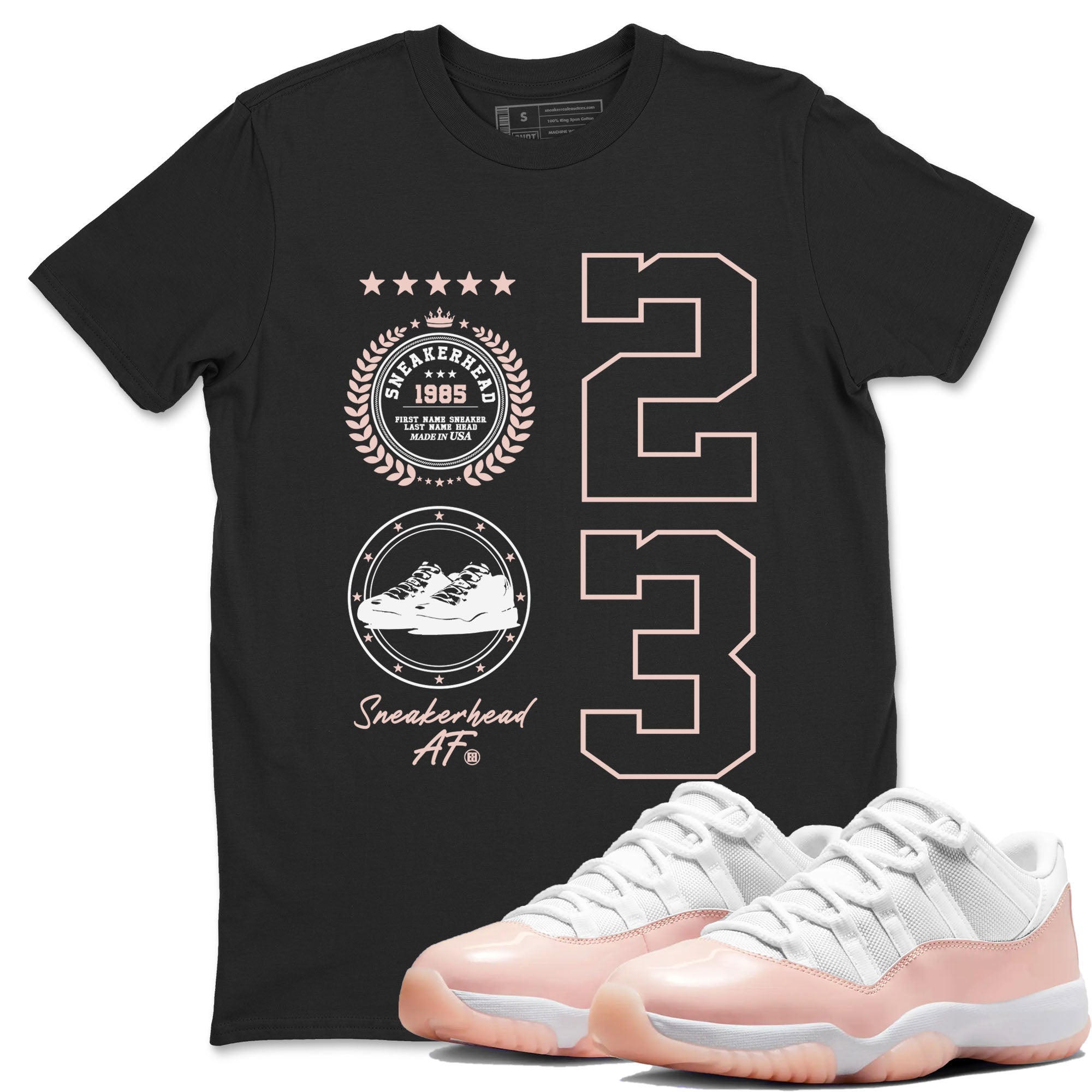 snkmatch Emblem snkmatch Tees - Air Jordan 11 Legend Pink