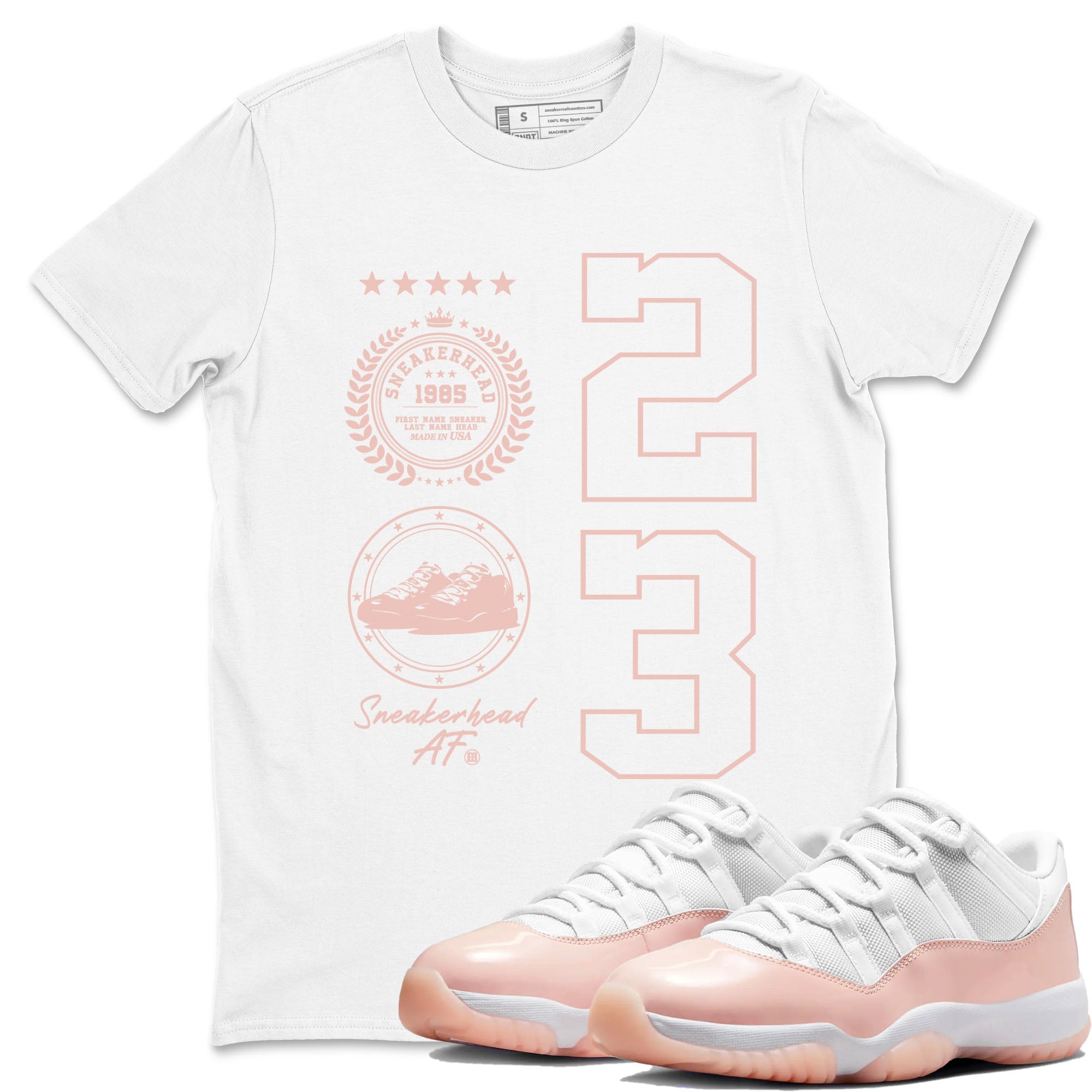 snkmatch Emblem snkmatch Tees - Air Jordan 11 Legend Pink