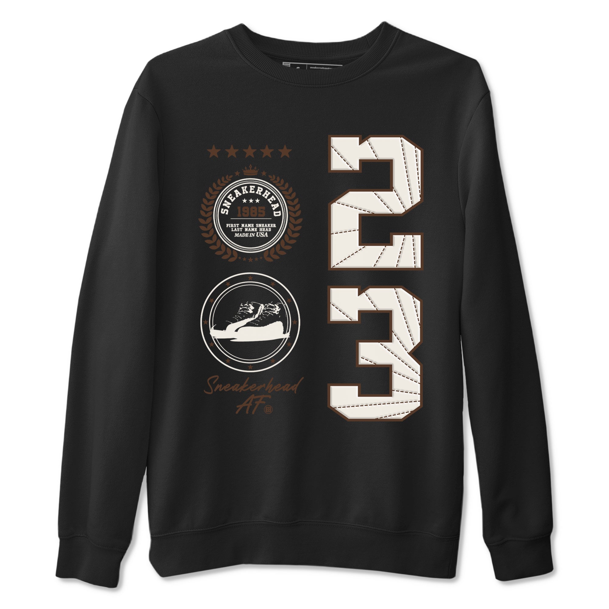 snkmatch Emblem snkmatch Tees - Air Jordan 12 Baroque Brown