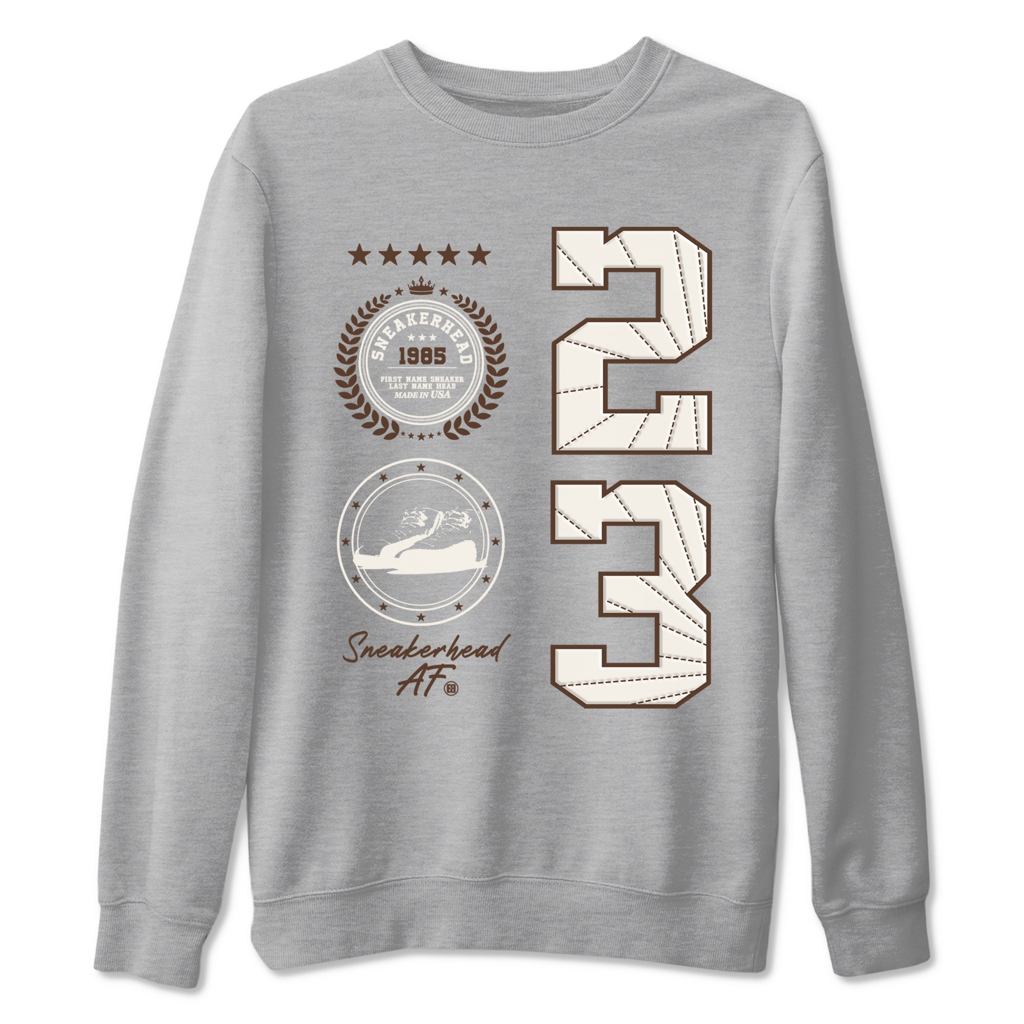snkmatch Emblem snkmatch Tees - Air Jordan 12 Baroque Brown