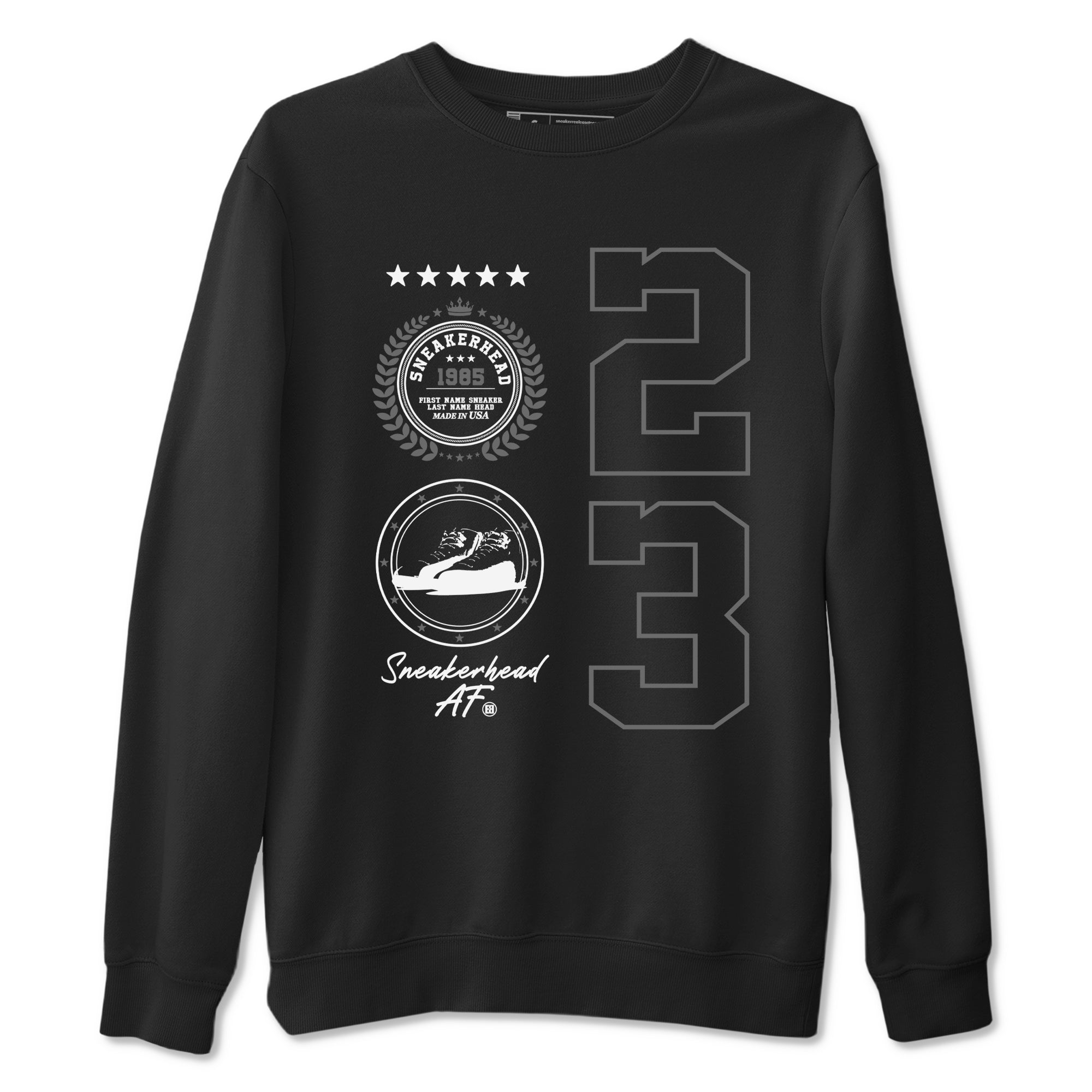 snkmatch Emblem snkmatch Tees - Air Jordan 12 Black Wolf Grey