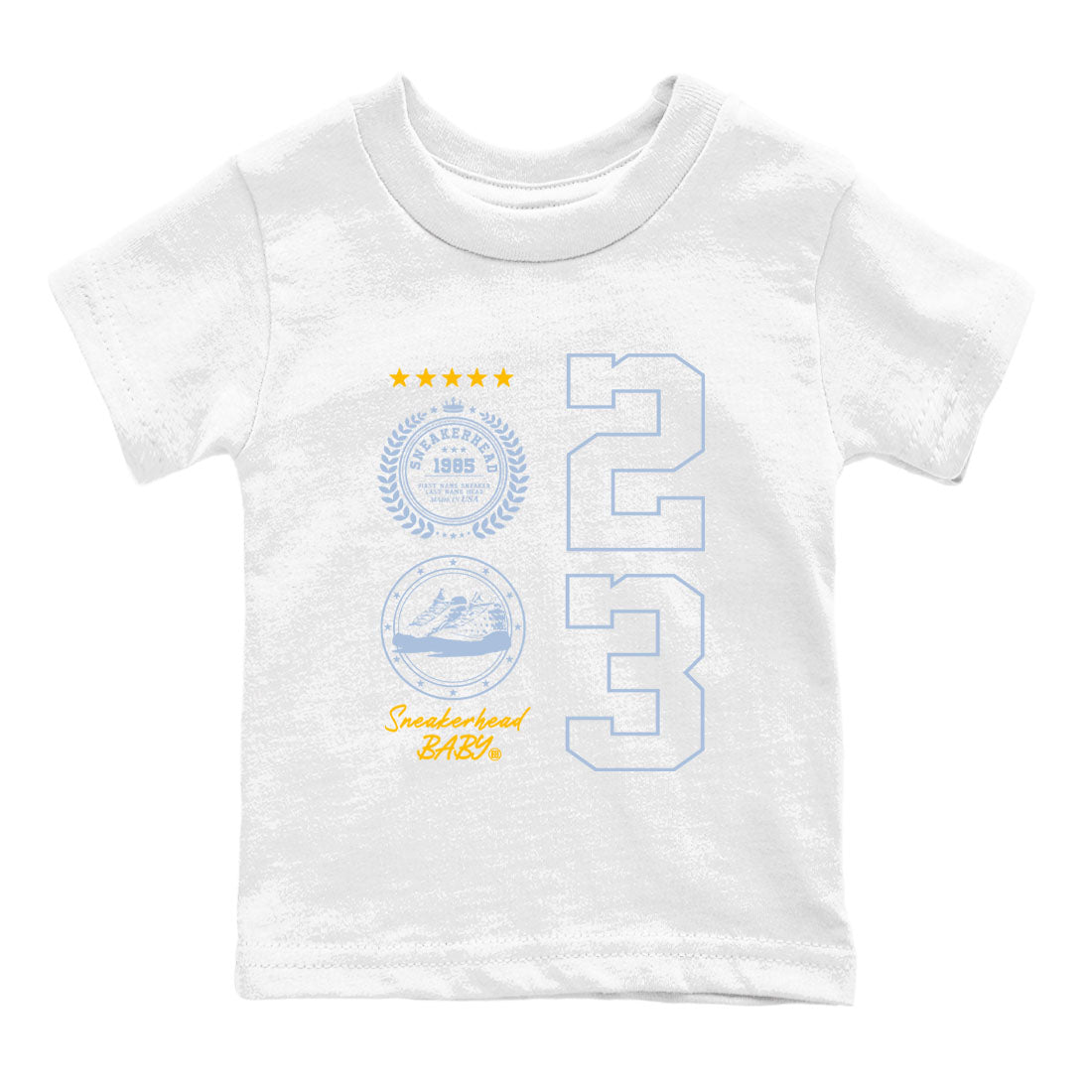 snkmatch Emblem snkmatch Tees Kids - Air Jordan 13 Blue Grey