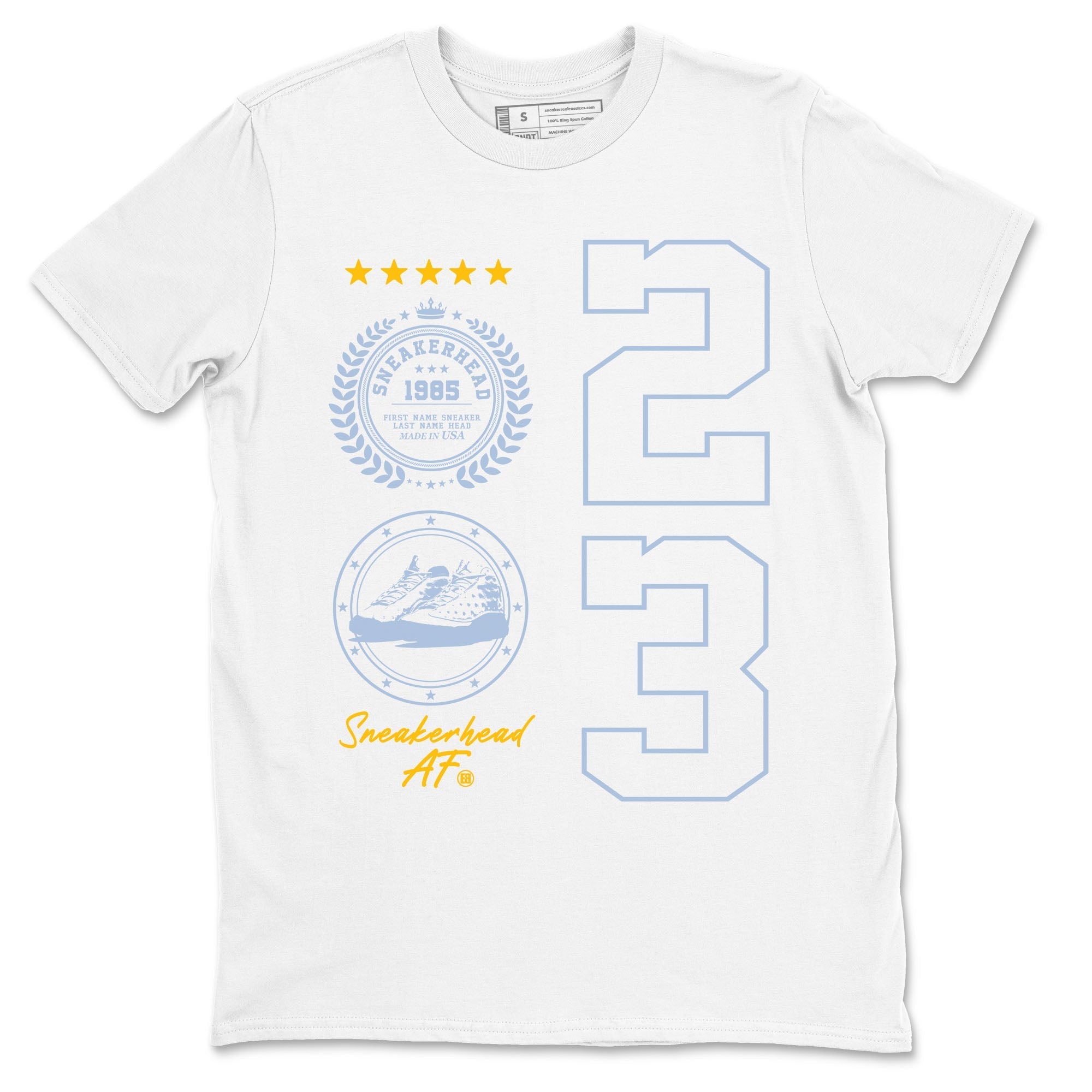 snkmatch Emblem snkmatch Tees - Air Jordan 13 Blue Grey