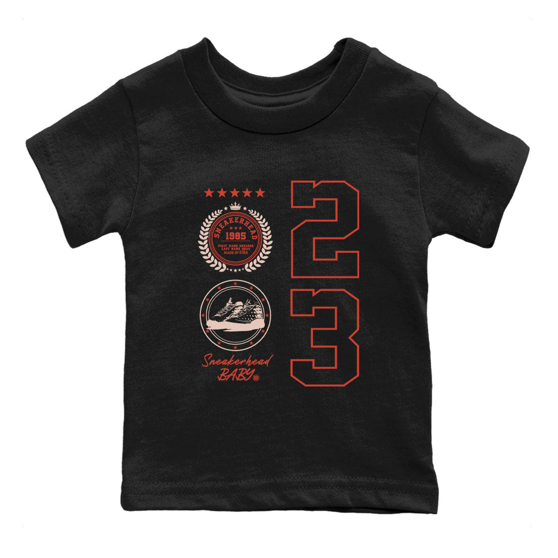 snkmatch Emblem snkmatch Tees Kids - Air Jordan 13 Dune Red