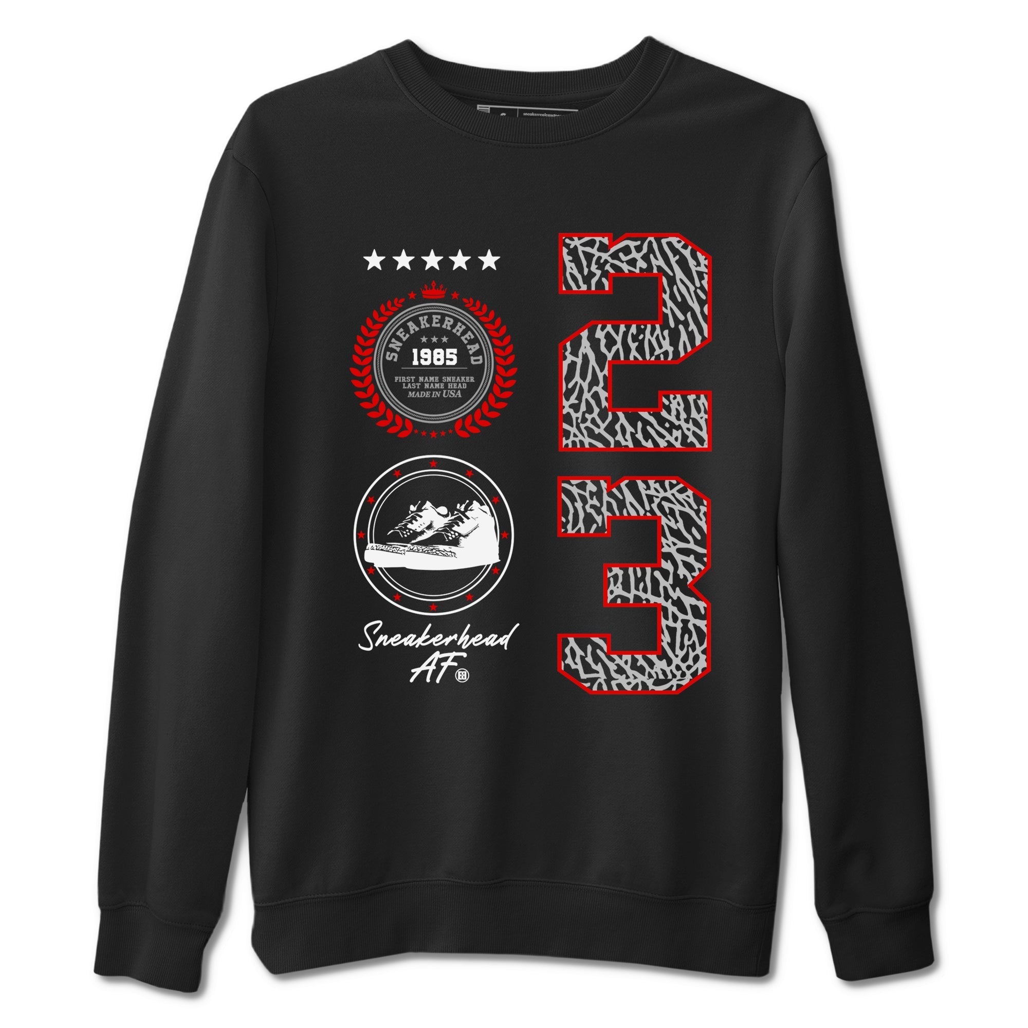 snkmatch Emblem snkmatch Tees - Air Jordan 3 Black Cement