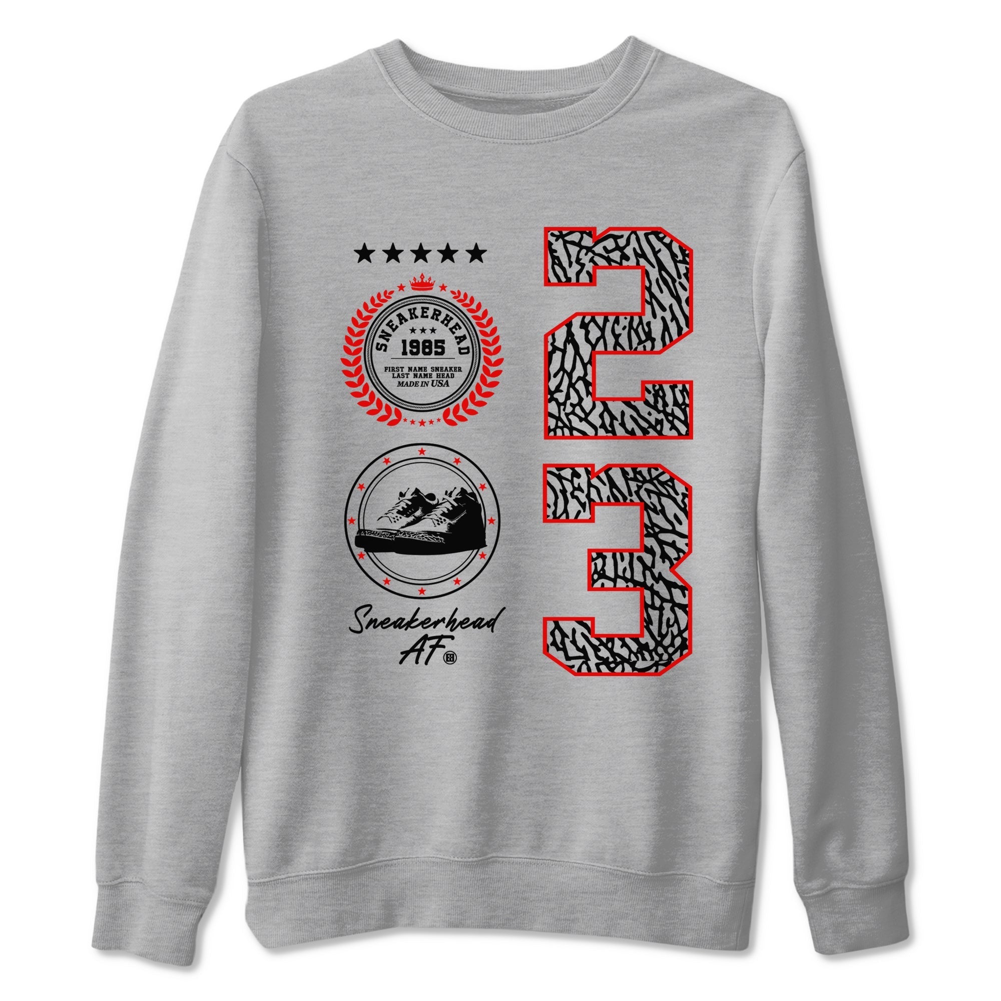 snkmatch Emblem snkmatch Tees - Air Jordan 3 Black Cement