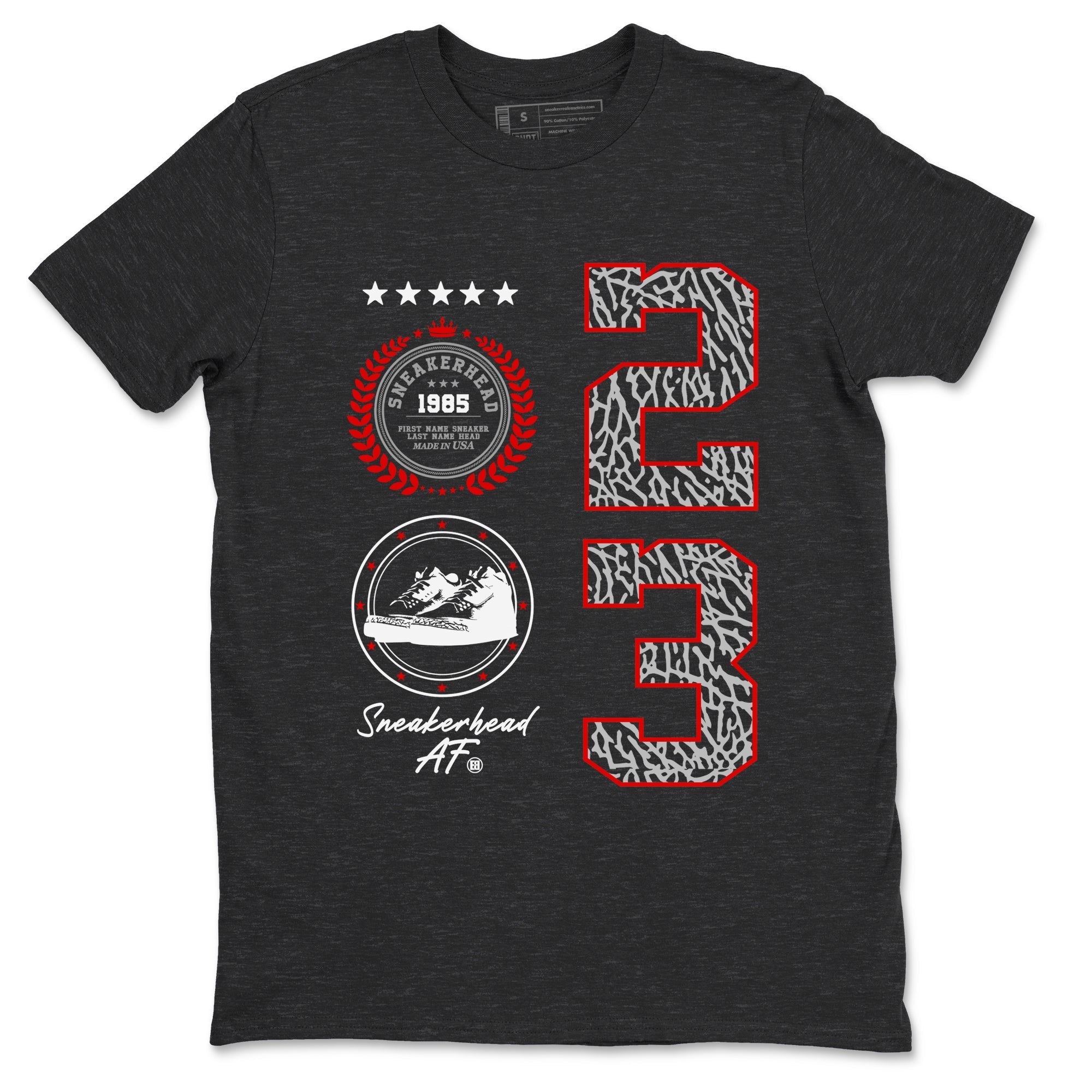 snkmatch Emblem snkmatch Tees - Air Jordan 3 Black Cement