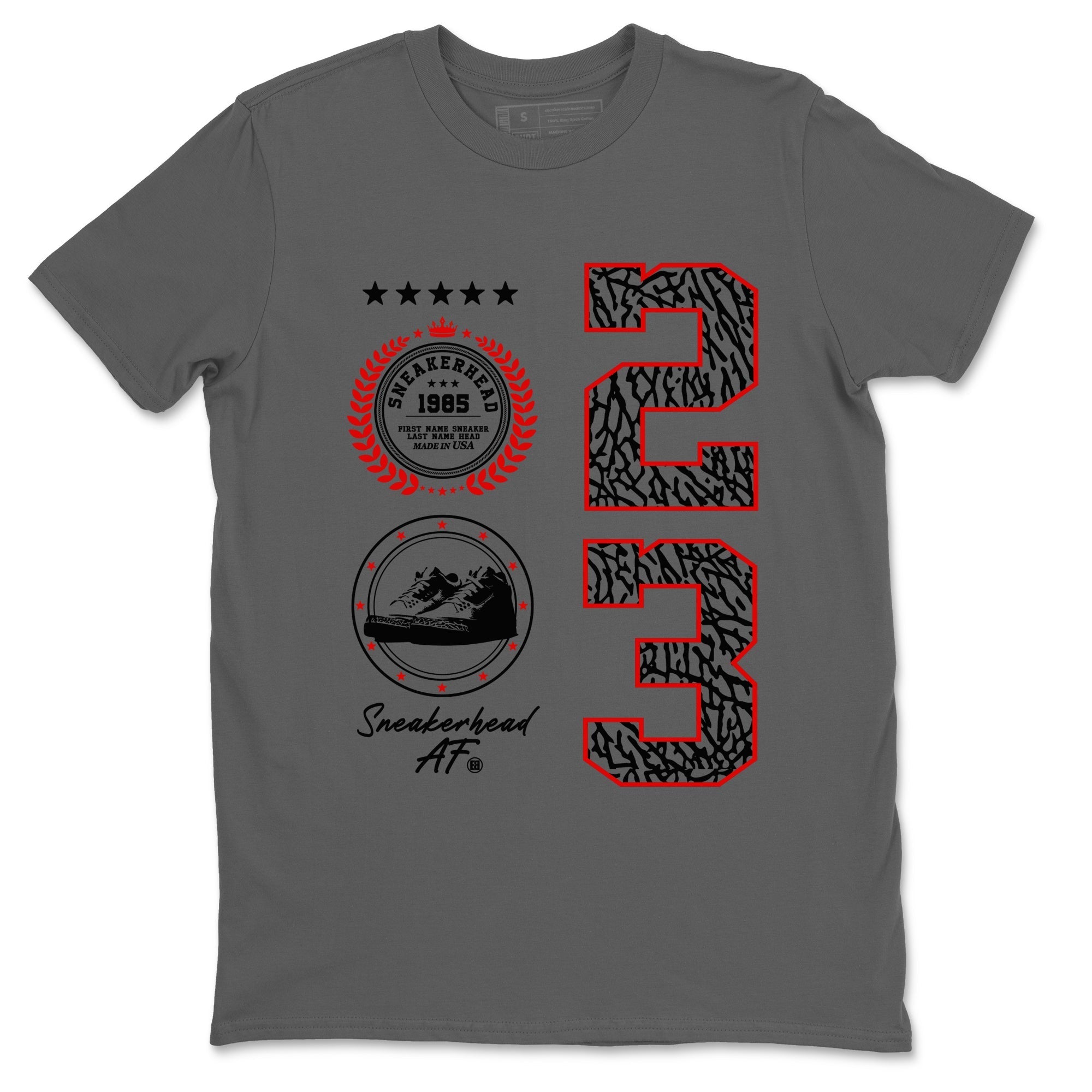 snkmatch Emblem snkmatch Tees - Air Jordan 3 Black Cement