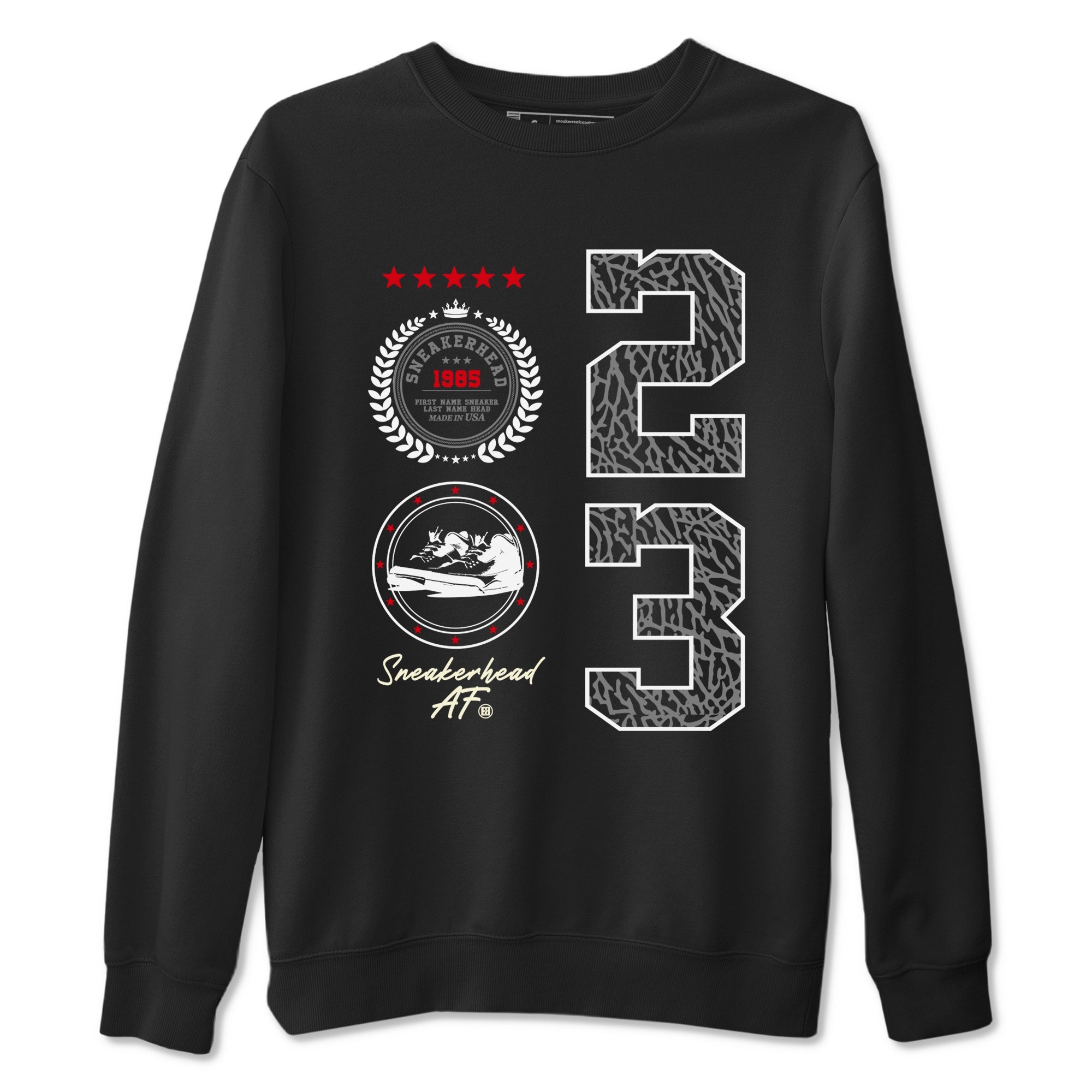 snkmatch Emblem snkmatch Tees - Air Jordan 3 Cement Grey