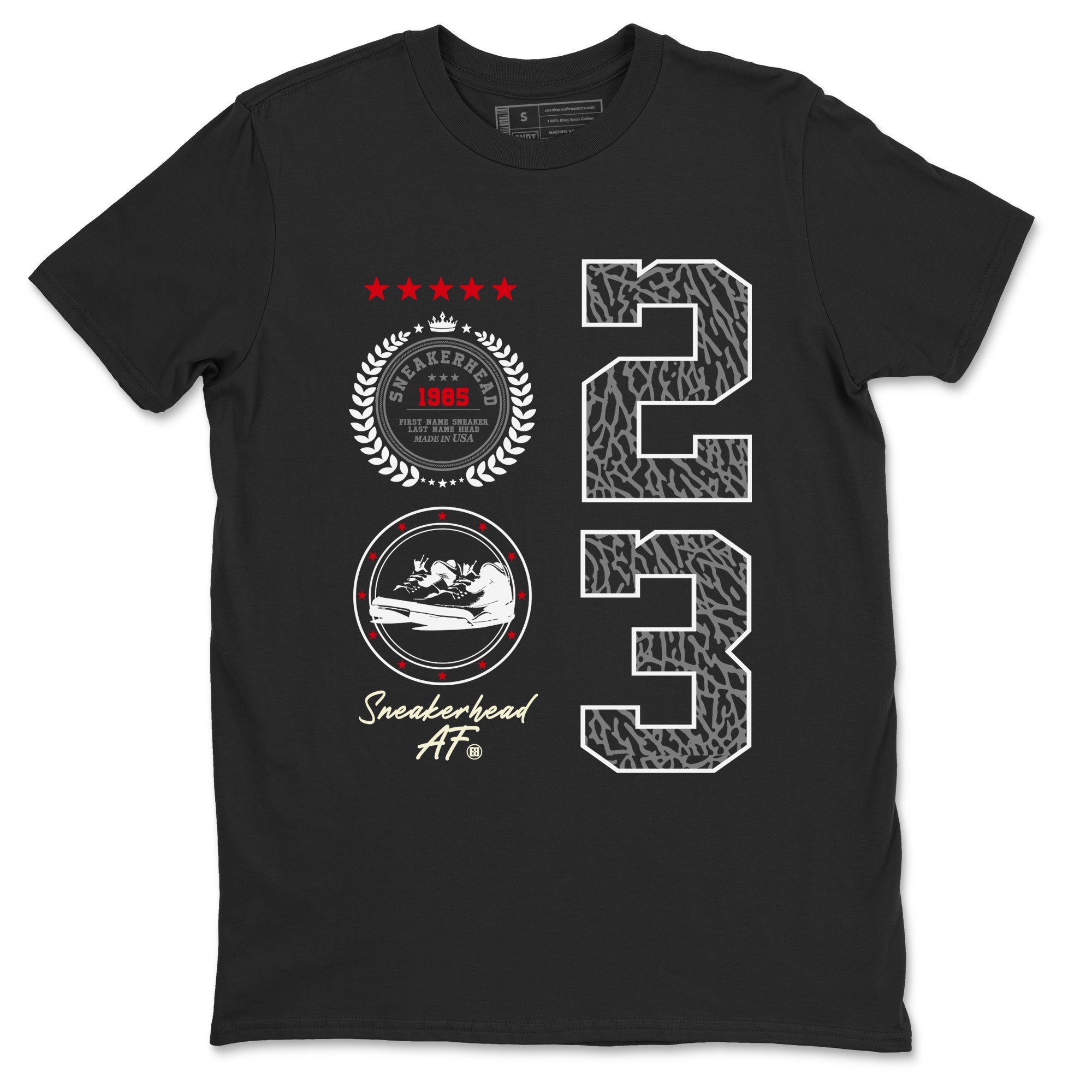 snkmatch Emblem snkmatch Tees - Air Jordan 3 Cement Grey
