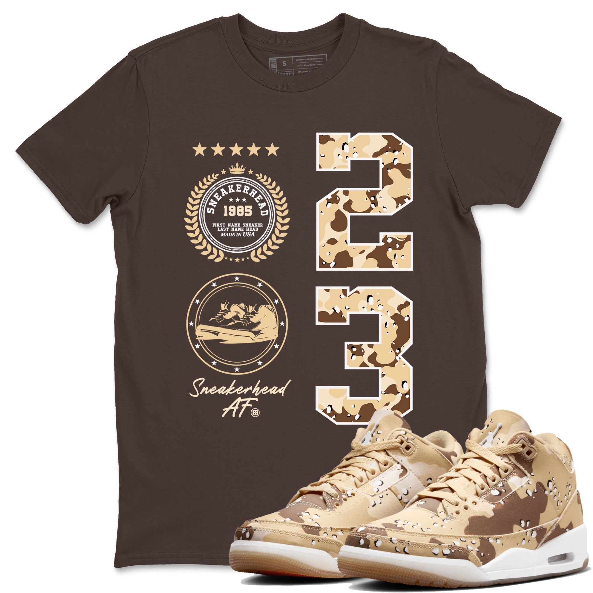 snkmatch Emblem snkmatch Tees - Air Jordan 3 Desert Camo