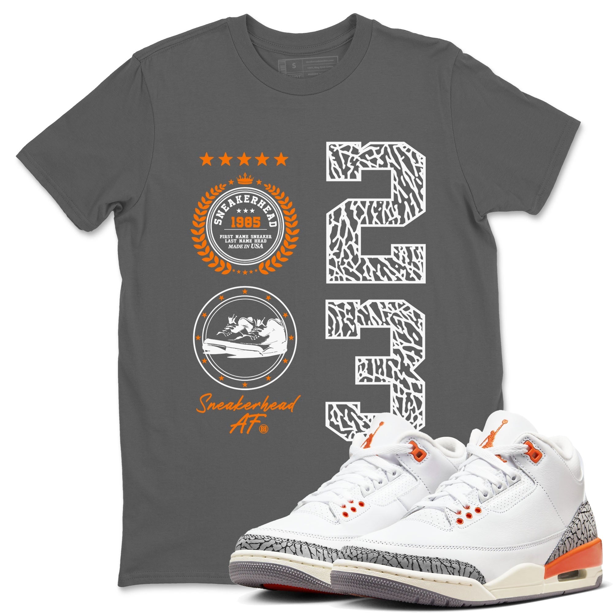 snkmatch Emblem snkmatch Tees - Air Jordan 3 Georgia Peach