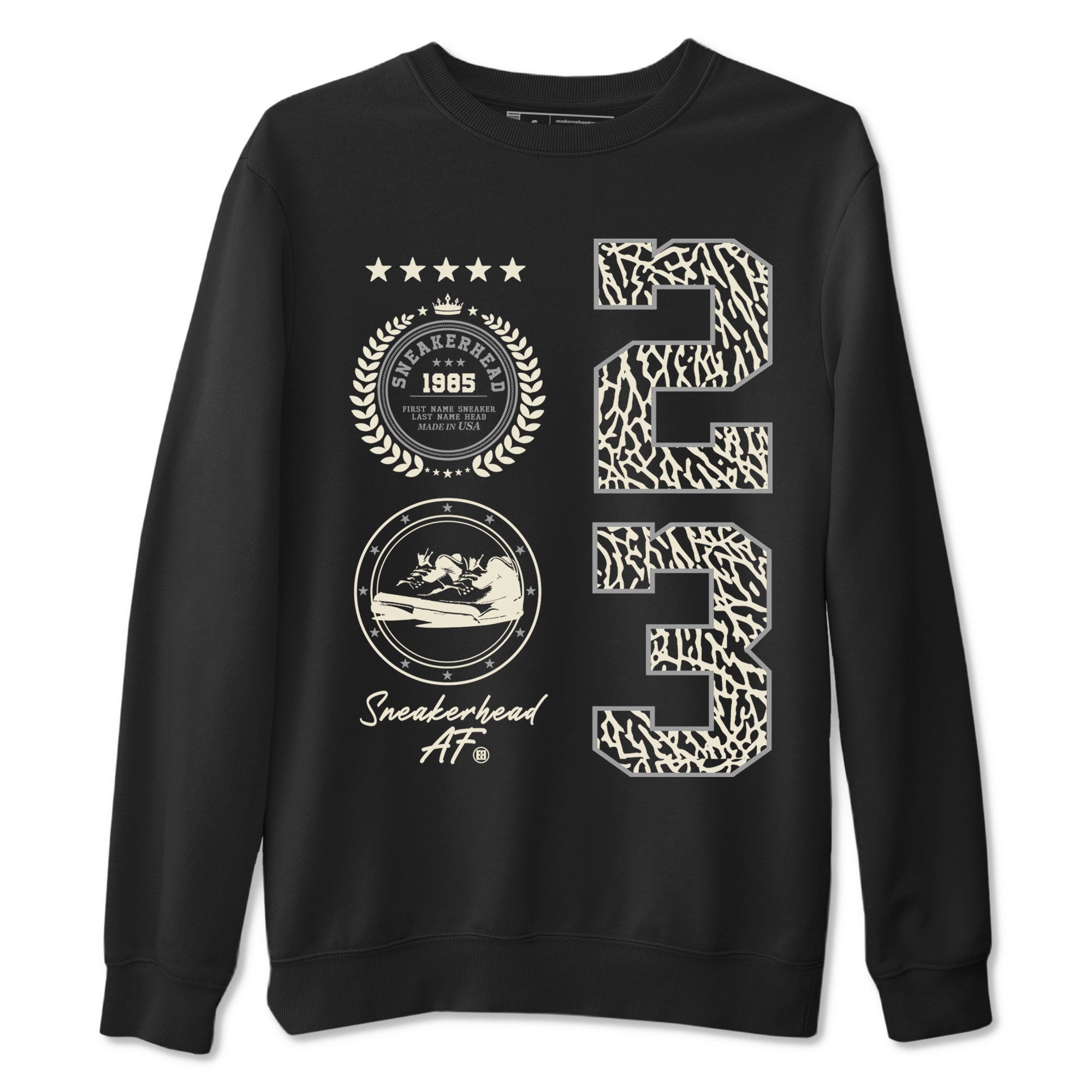 snkmatch Emblem snkmatch Tees - Air Jordan 3 Ivory
