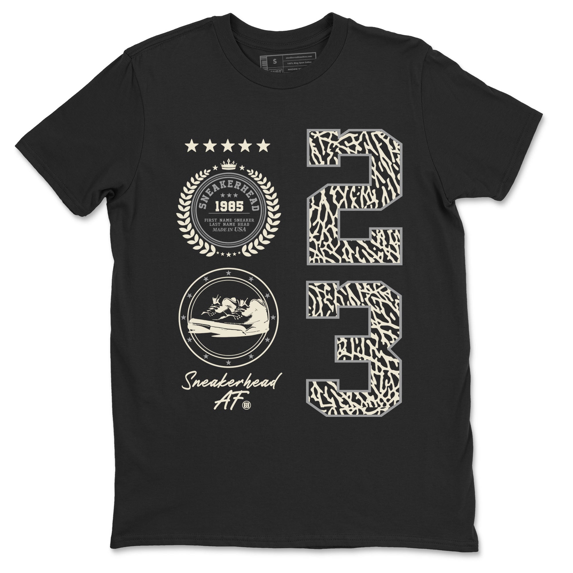 snkmatch Emblem snkmatch Tees - Air Jordan 3 Ivory