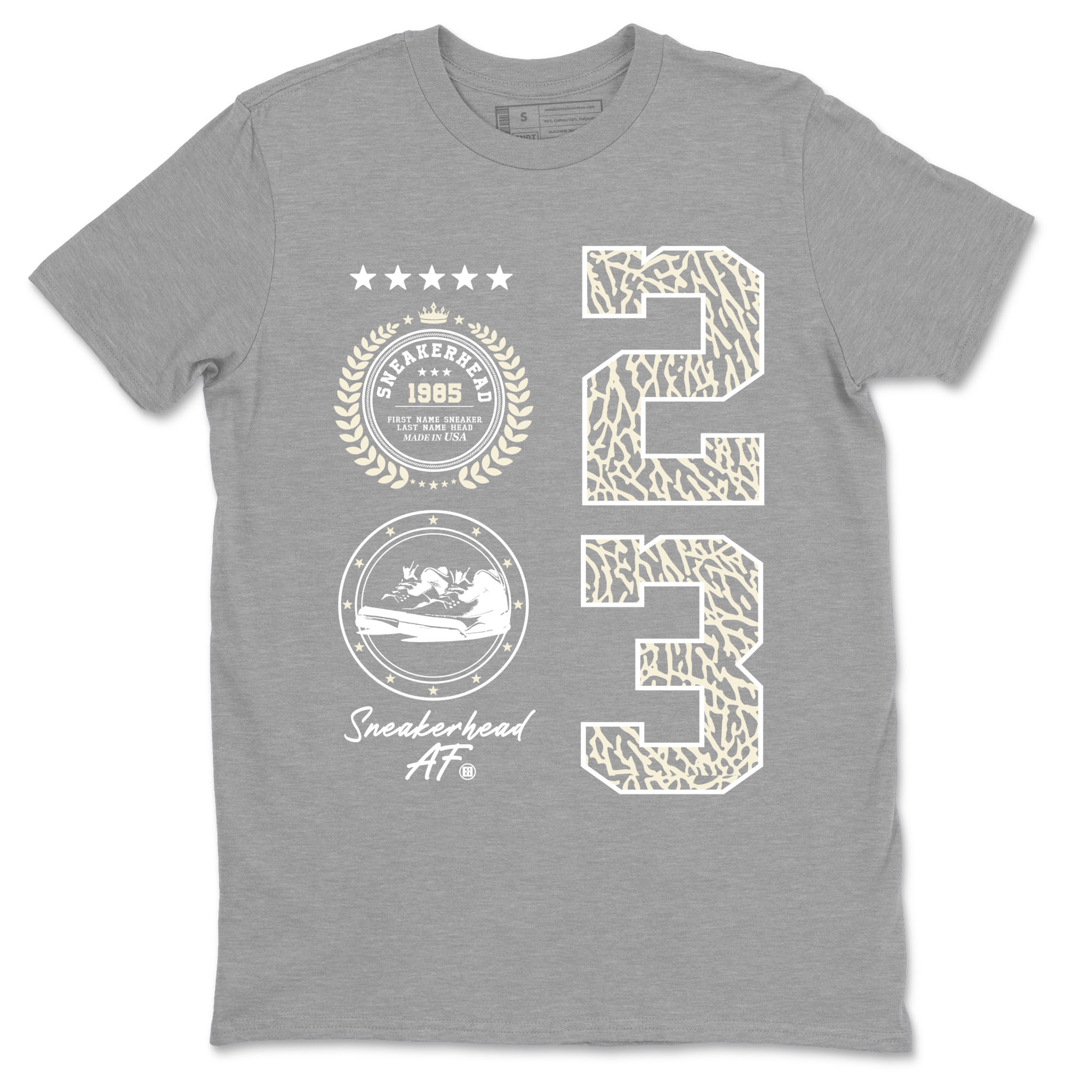 snkmatch Emblem snkmatch Tees - Air Jordan 3 Ivory