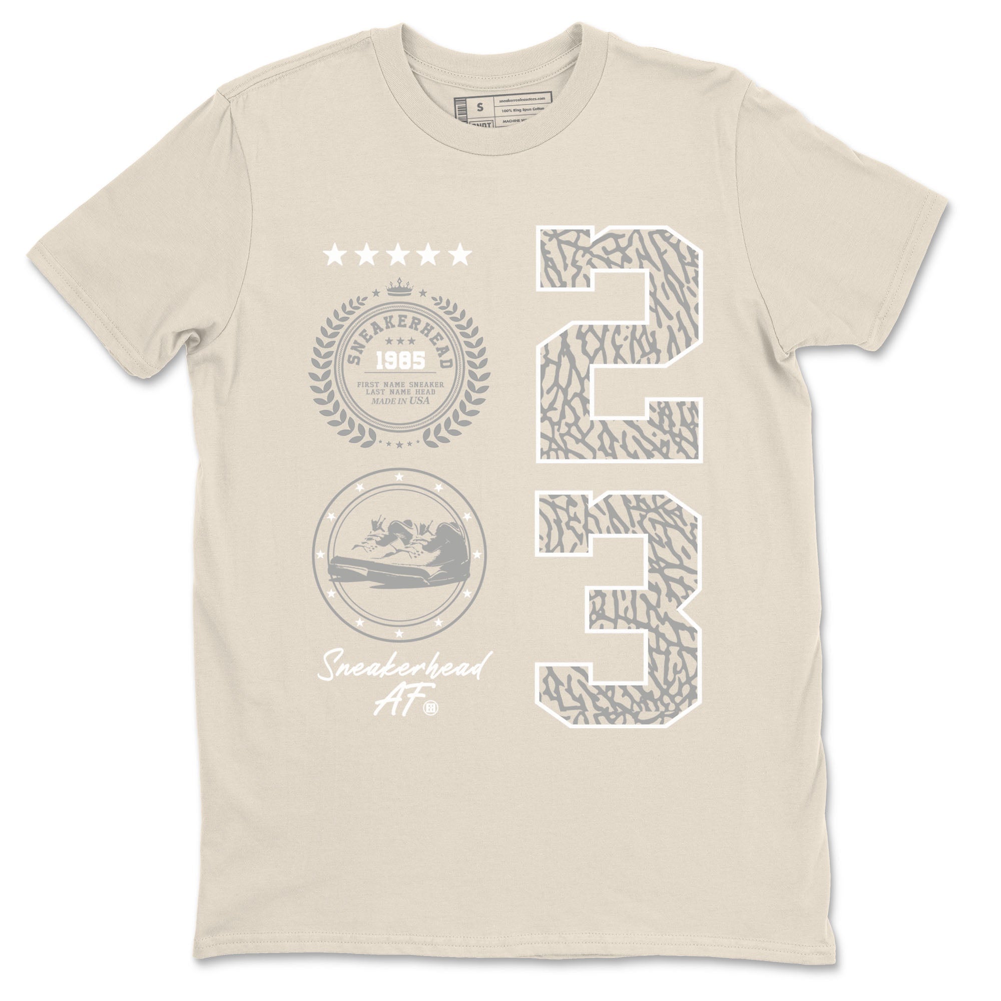 snkmatch Emblem snkmatch Tees - Air Jordan 3 Ivory