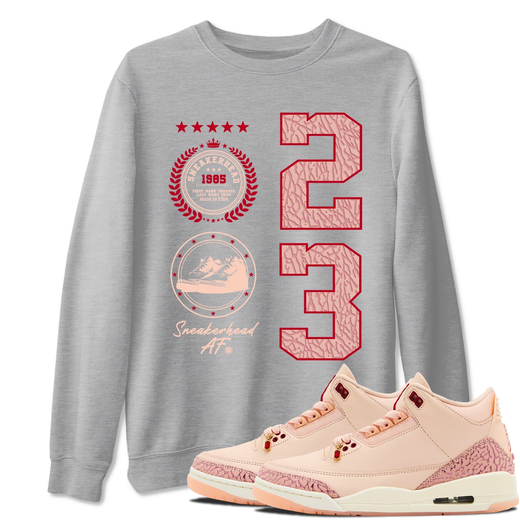 snkmatch Emblem snkmatch Tees - Air Jordan 3 Valentines Day