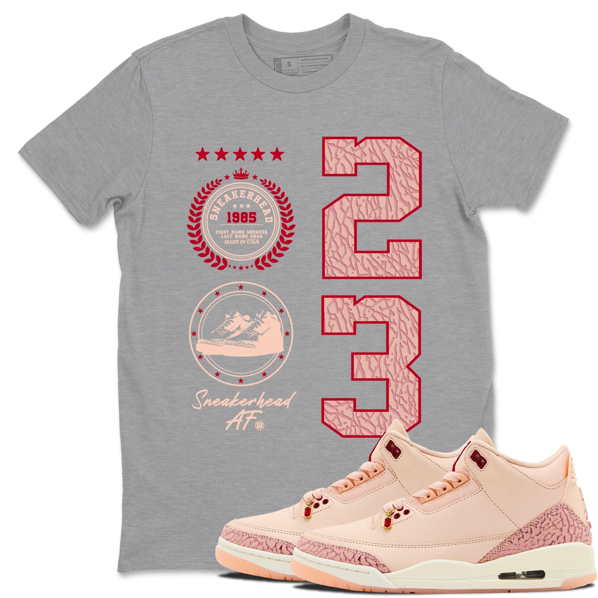 snkmatch Emblem snkmatch Tees - Air Jordan 3 Valentines Day