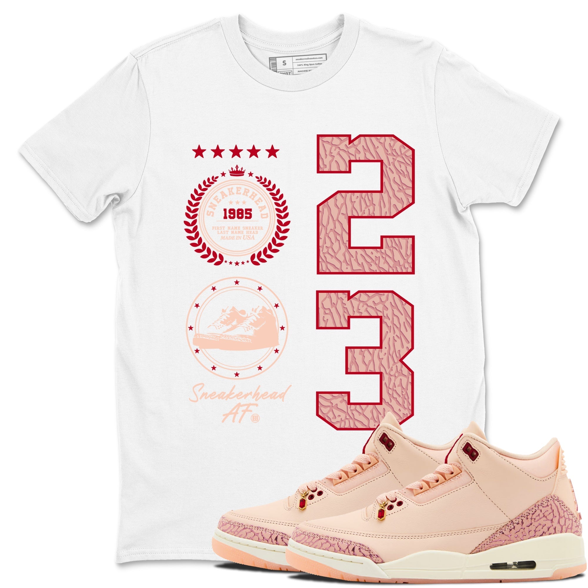 snkmatch Emblem snkmatch Tees - Air Jordan 3 Valentines Day