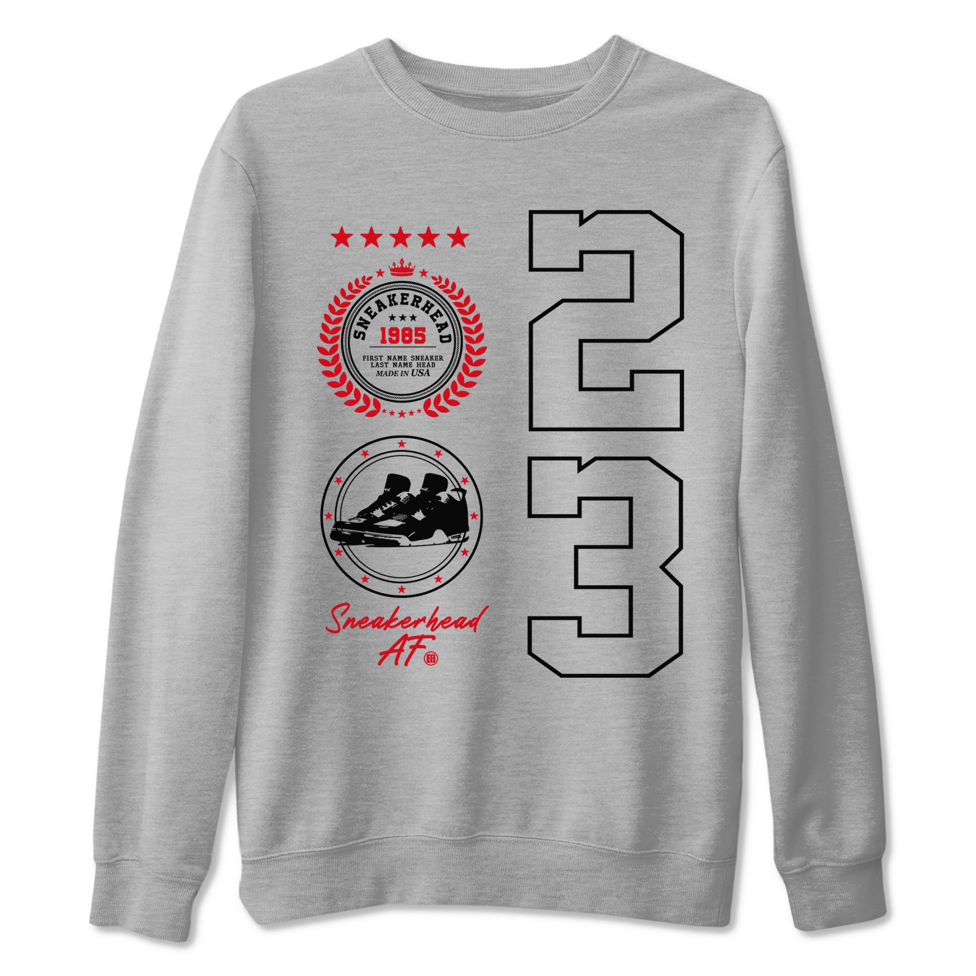 snkmatch Emblem snkmatch Tees - Air Jordan 4 Bred Reimagined