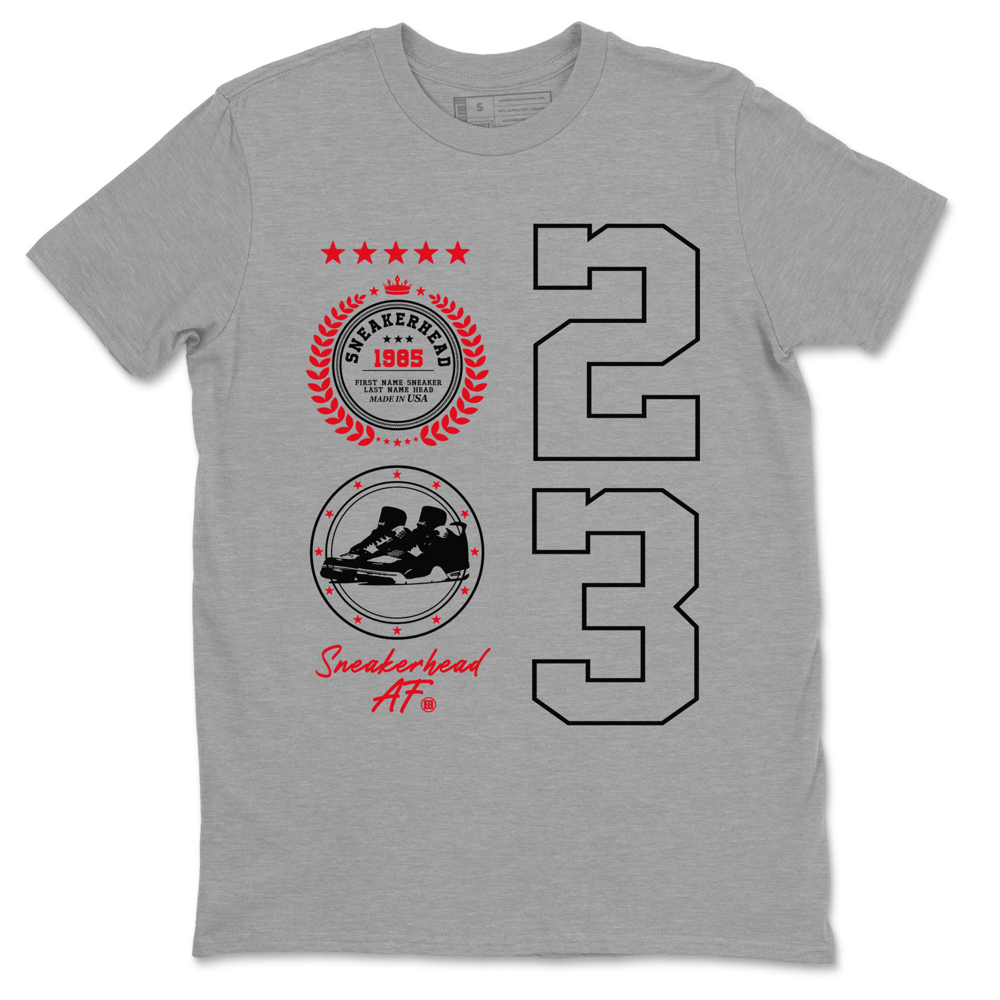 snkmatch Emblem snkmatch Tees - Air Jordan 4 Bred Reimagined