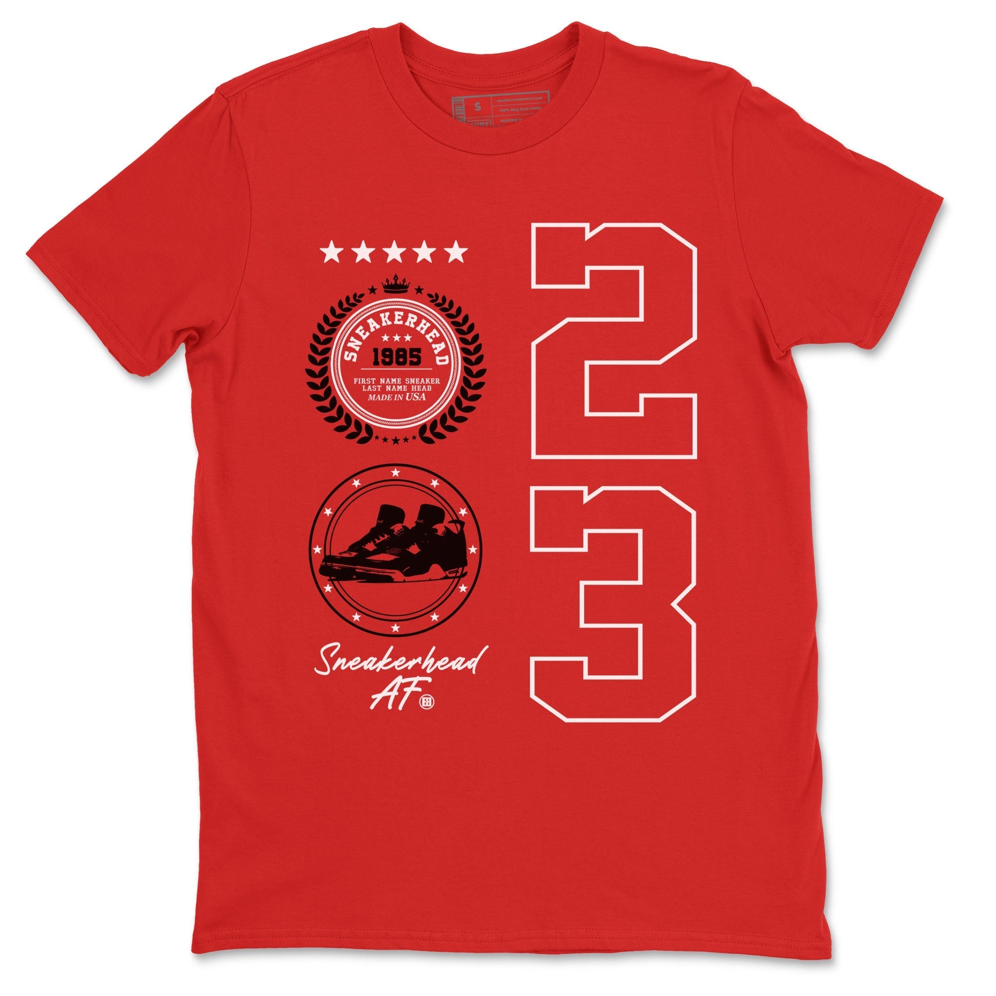 snkmatch Emblem snkmatch Tees - Air Jordan 4 Bred Reimagined