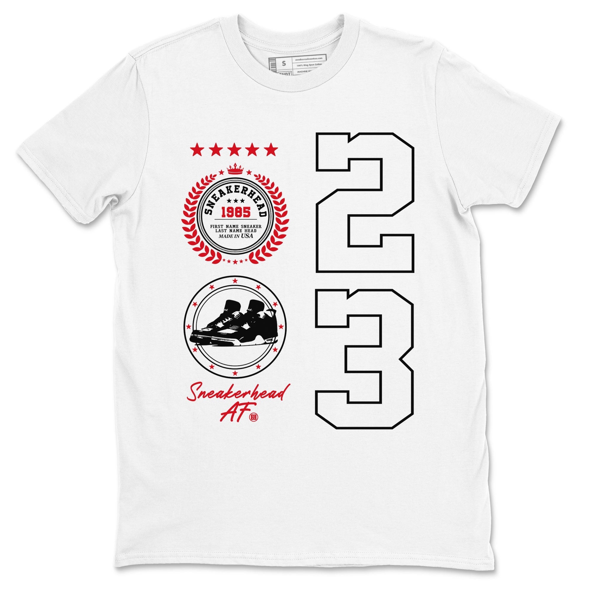 snkmatch Emblem snkmatch Tees - Air Jordan 4 Bred Reimagined