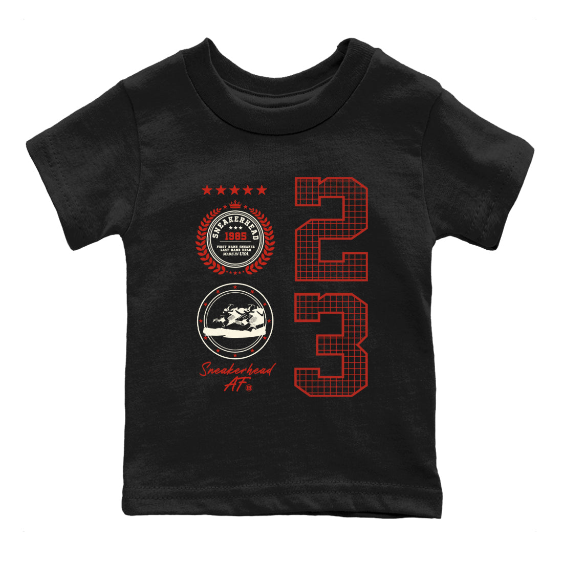 snkmatch Emblem snkmatch Tees Kids - Air Jordan 4 Brick By Brick