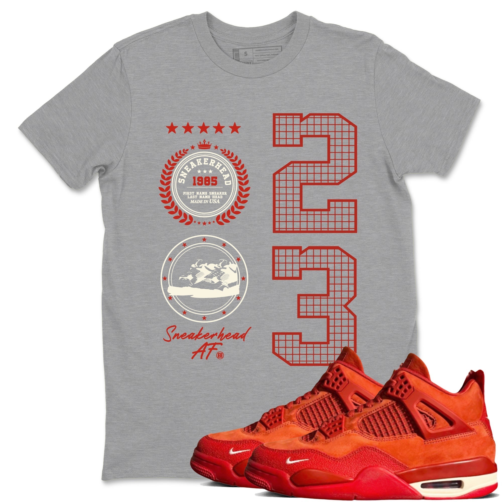 snkmatch Emblem snkmatch Tees - Air Jordan 4 Brick By Brick