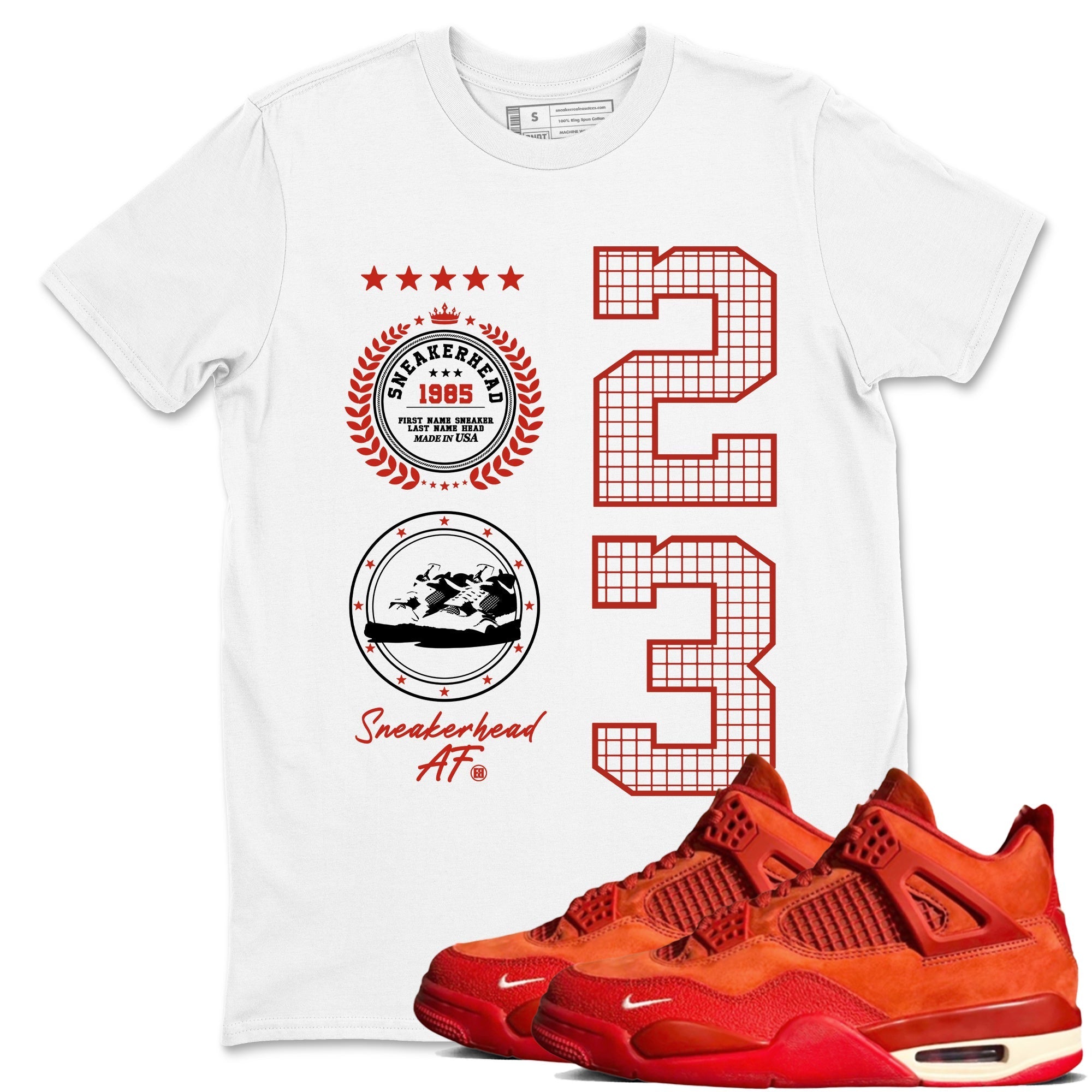 snkmatch Emblem snkmatch Tees - Air Jordan 4 Brick By Brick