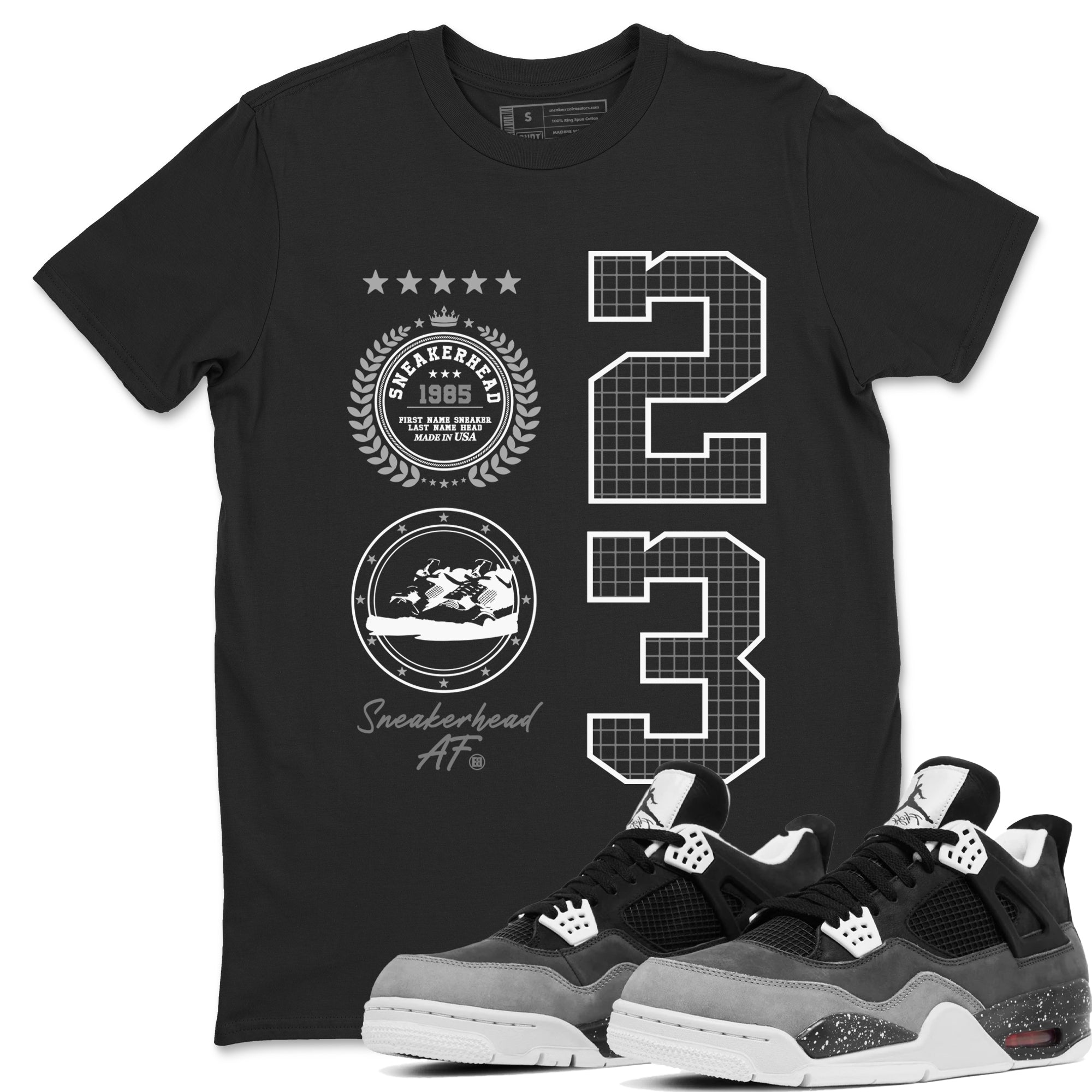 snkmatch Emblem snkmatch Tees - Air Jordan 4 Fear