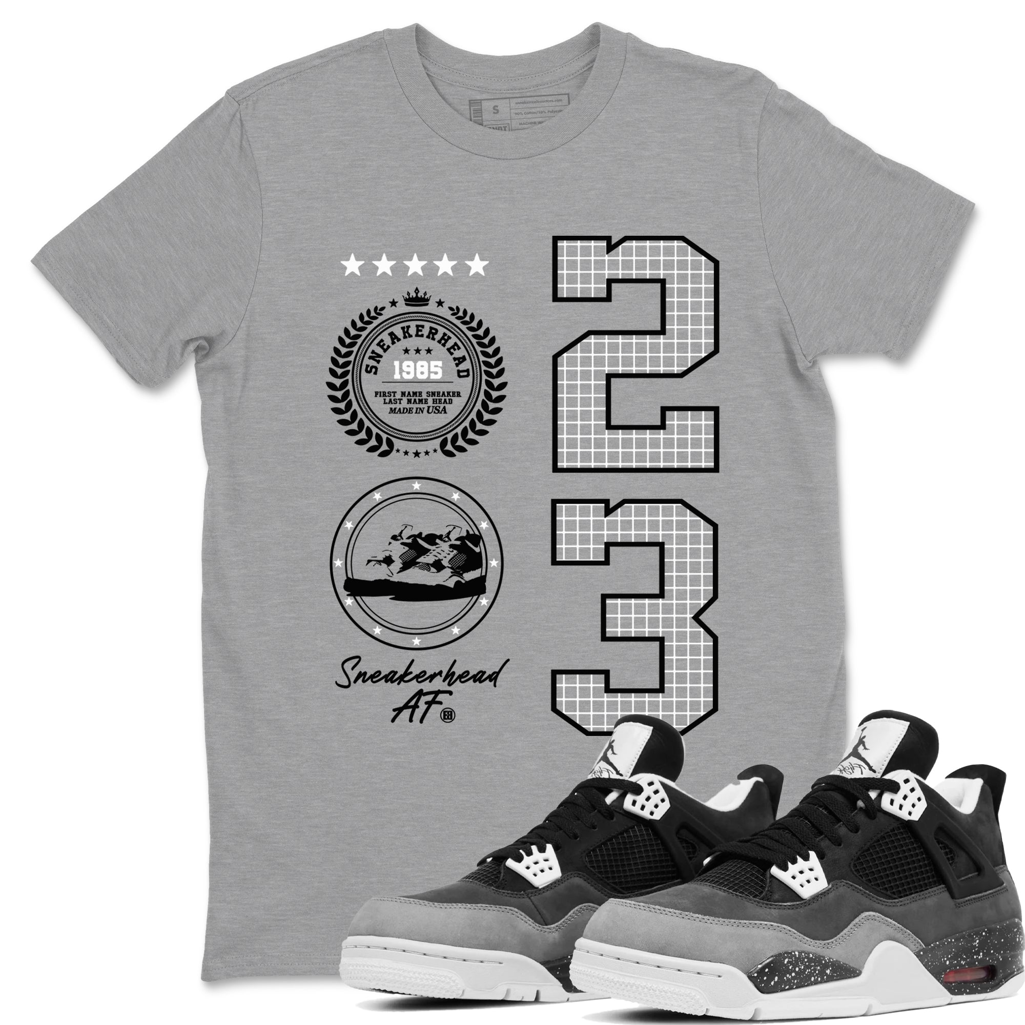 snkmatch Emblem snkmatch Tees - Air Jordan 4 Fear