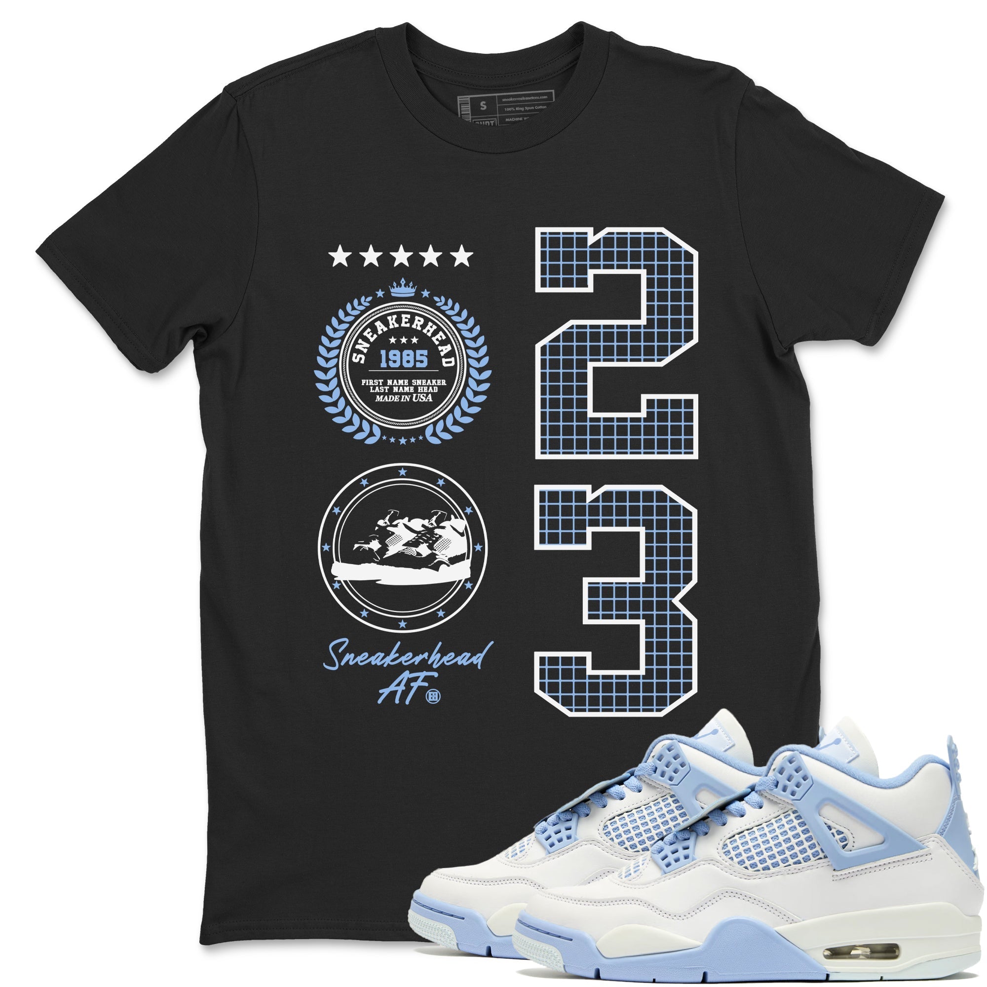 snkmatch Emblem snkmatch Tees - Air Jordan 4 Forget Me Not