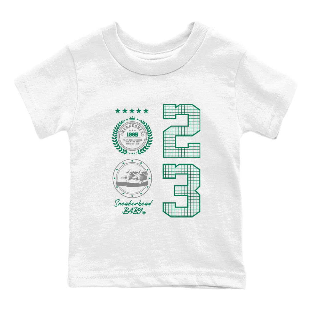 snkmatch Emblem snkmatch Tees Kids - Air Jordan 4 Oxidized Green