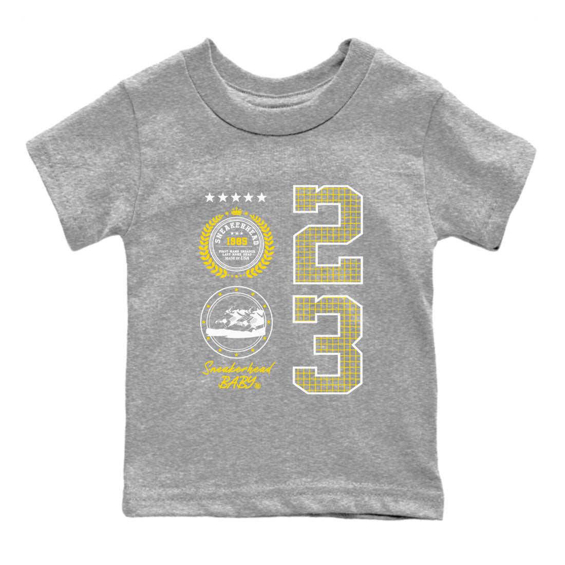 snkmatch Emblem snkmatch Tees Kids - Air Jordan 4 Vivid Sulfur