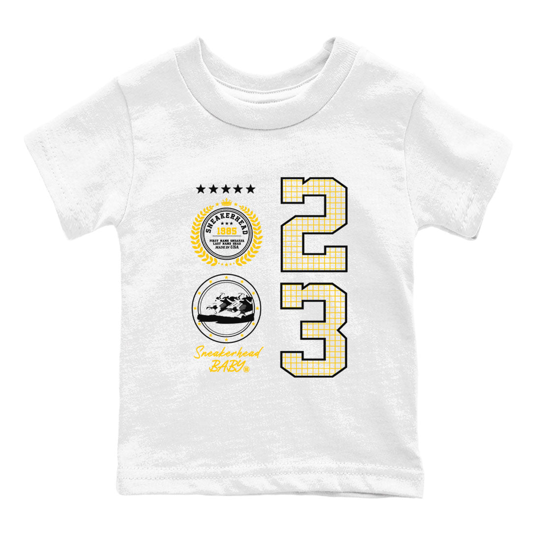 snkmatch Emblem snkmatch Tees Kids - Air Jordan 4 Vivid Sulfur