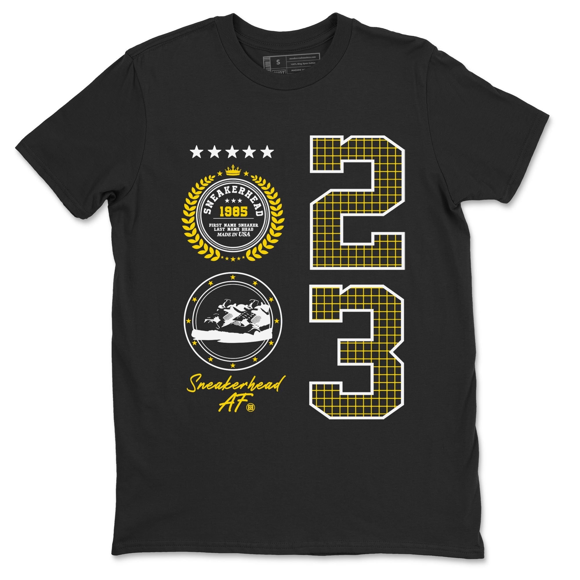 snkmatch Emblem snkmatch Tees - Air Jordan 4 Vivid Sulfur