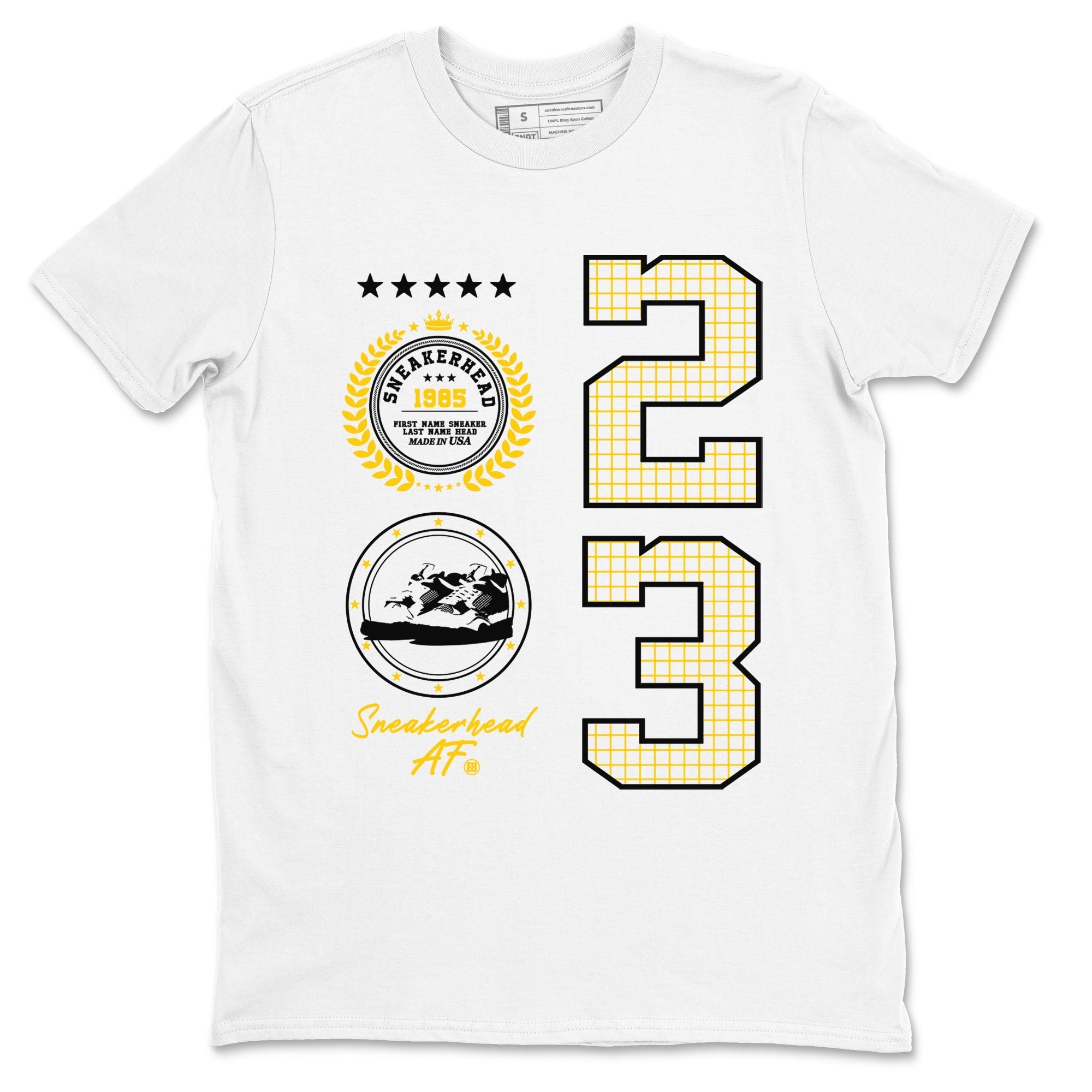 snkmatch Emblem snkmatch Tees - Air Jordan 4 Vivid Sulfur