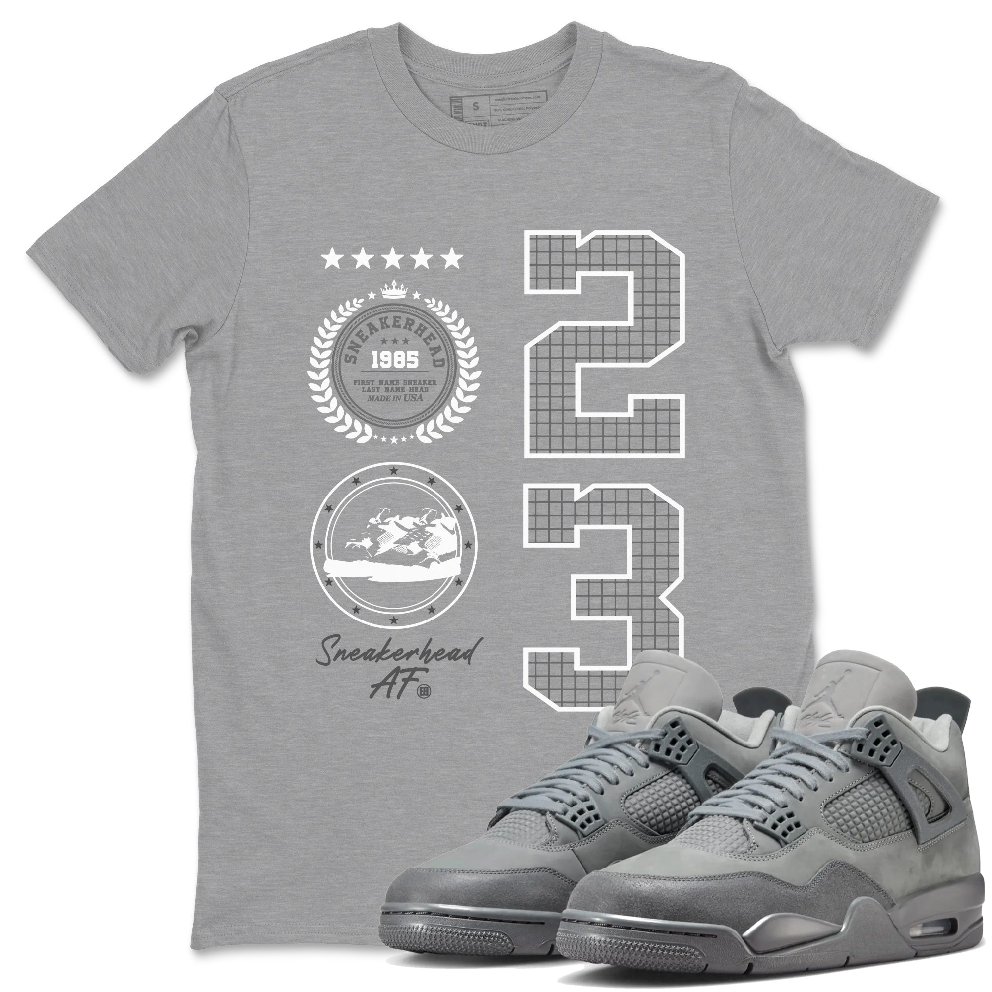 snkmatch Emblem snkmatch Tees - Air Jordan 4 Wet Cement