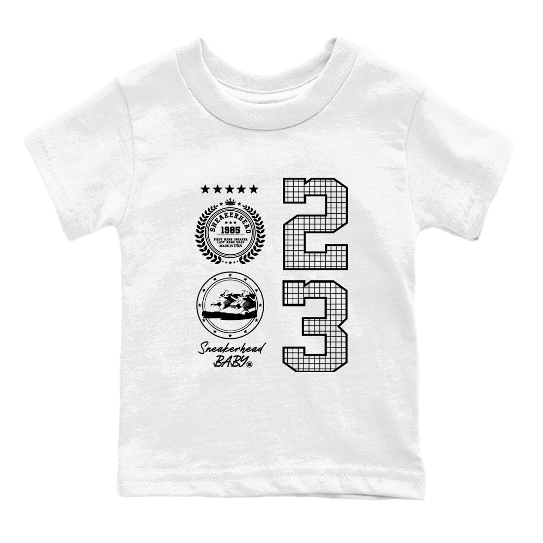 snkmatch Emblem snkmatch Tees Kids - Air Jordan 4 White Thunder